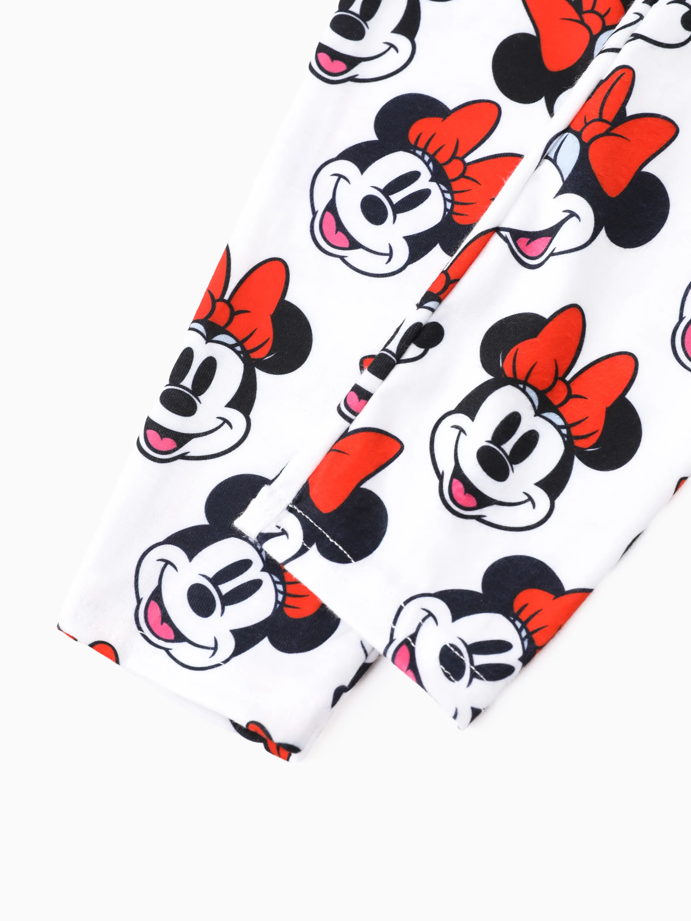 Disney Mickey and Friends Toddler/Kid Girl Minnie 2pcs Ruffled Sweatshirt and Leggings Set Red - Image 8