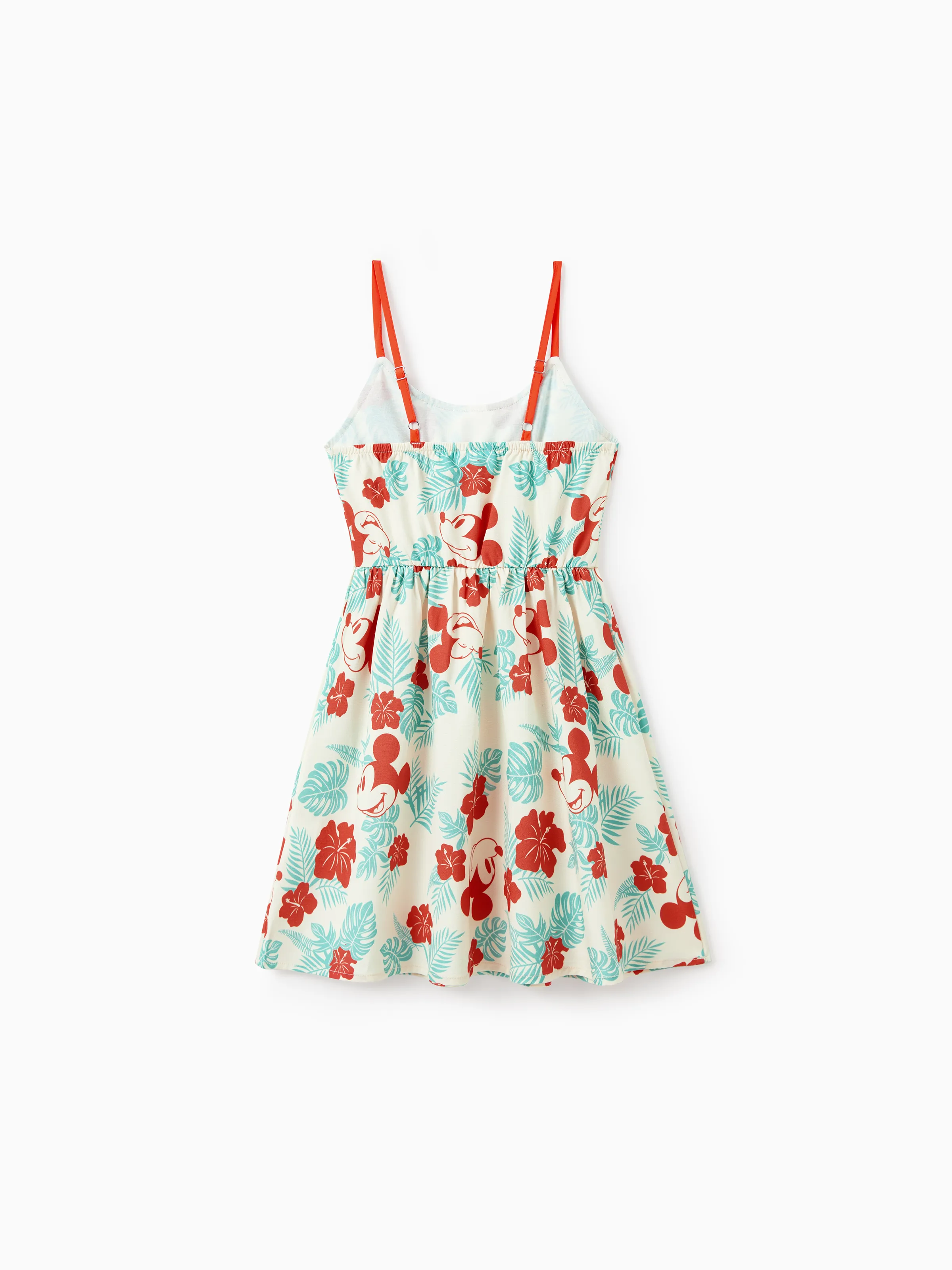 Disney Mickey and Friends Toddler/Kid Girl Naia™ Floral Allover Print Hollow-out Dress Multi-color - Image 3