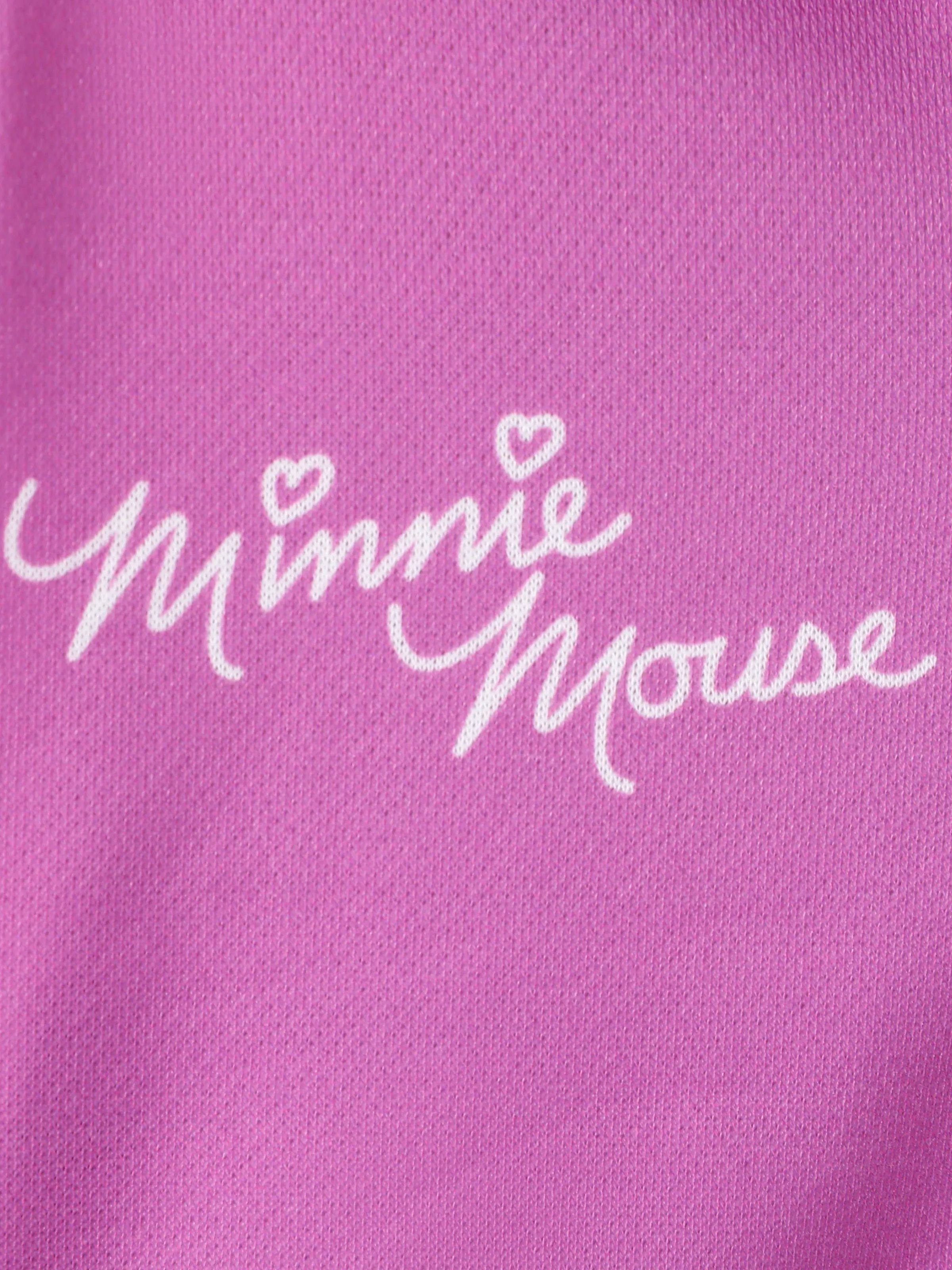 Disney Mickey and Friends Toddler/Kids Girl Minnie Mouse Argyle Pattern Hooded Jacket Hot Pink - Image 4
