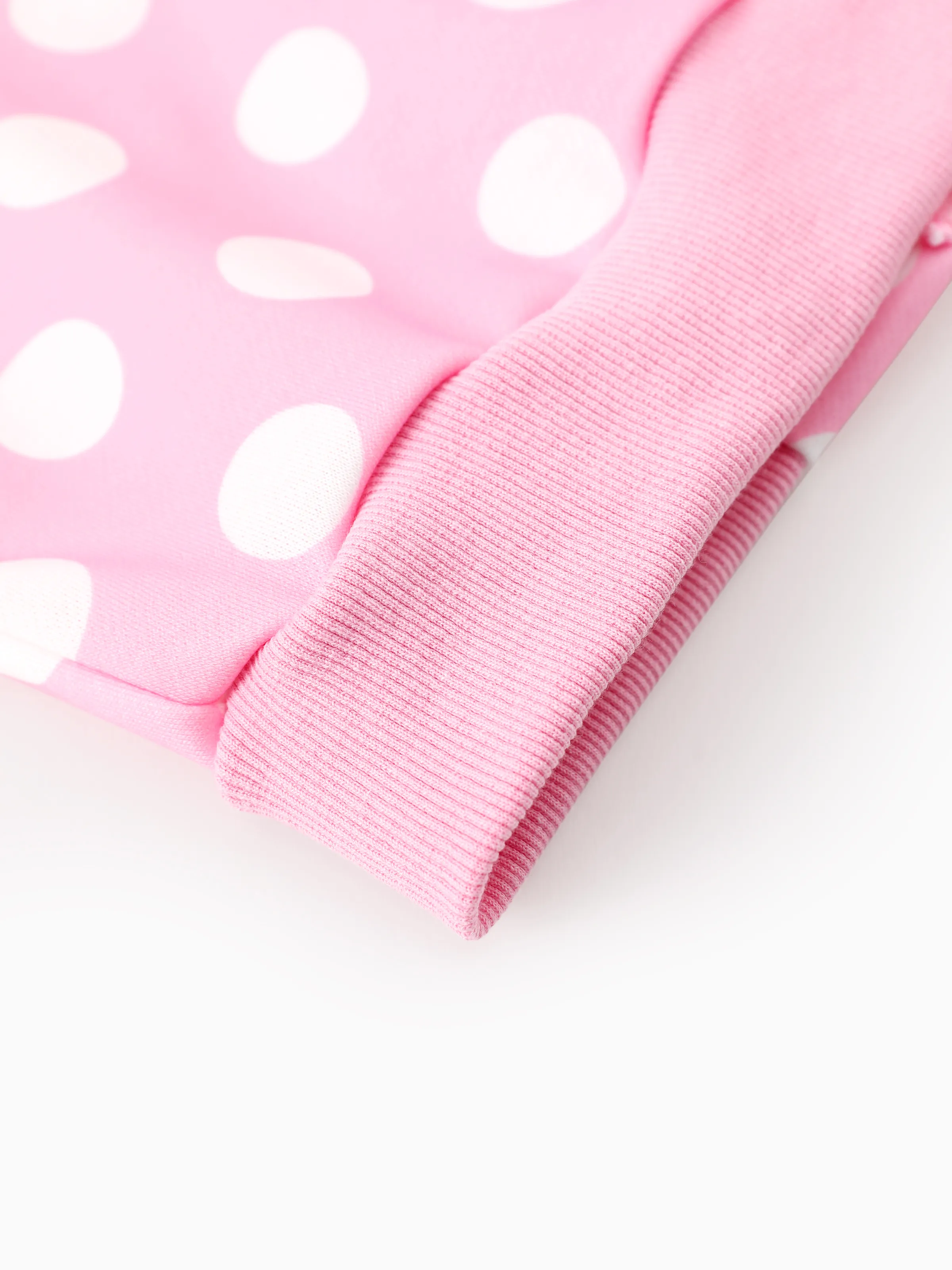 Disney Mickey and Friends Toddler/Kids Girl Minnie Mouse Argyle Pattern Hooded Jacket Pink - Image 7