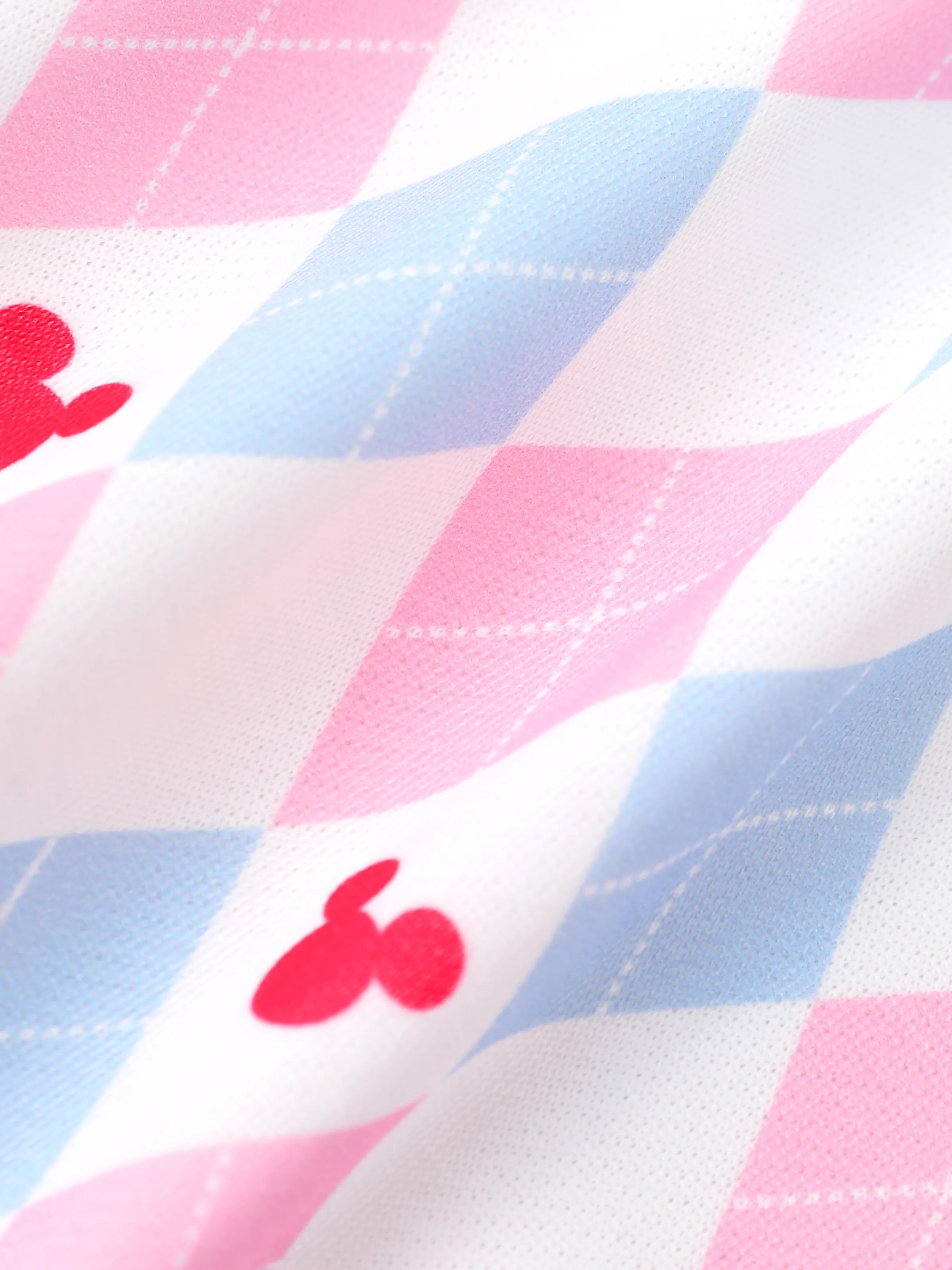Disney Mickey and Friends Toddler/Kids Girl Minnie Mouse Argyle Pattern Hooded Jacket White - Image 8