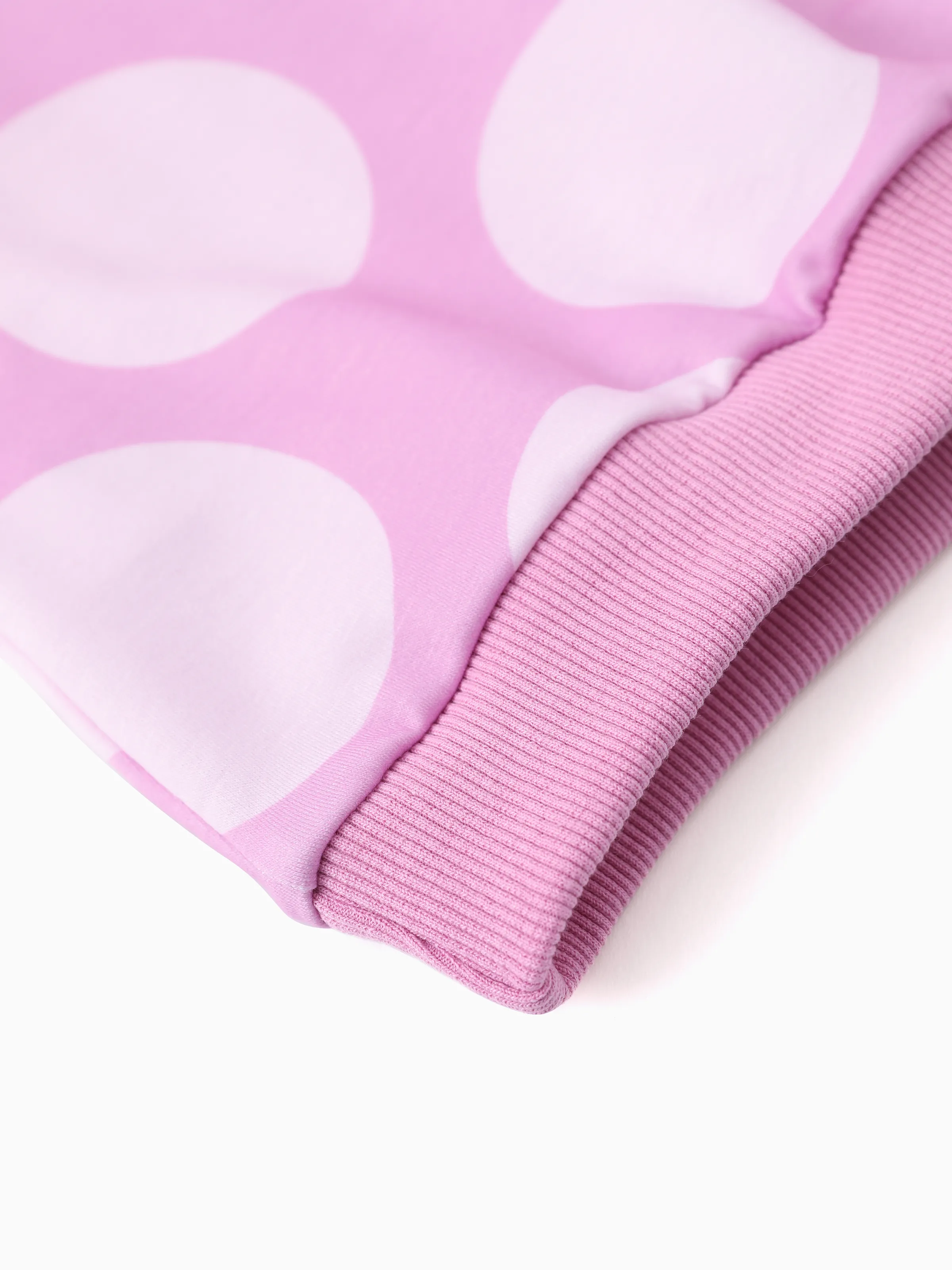 Disney Mickey and Friends Toddler/Kids Girl Minnie Ribbed Cuffs Polyester Fabric Hoodies Hot Pink - Image 5