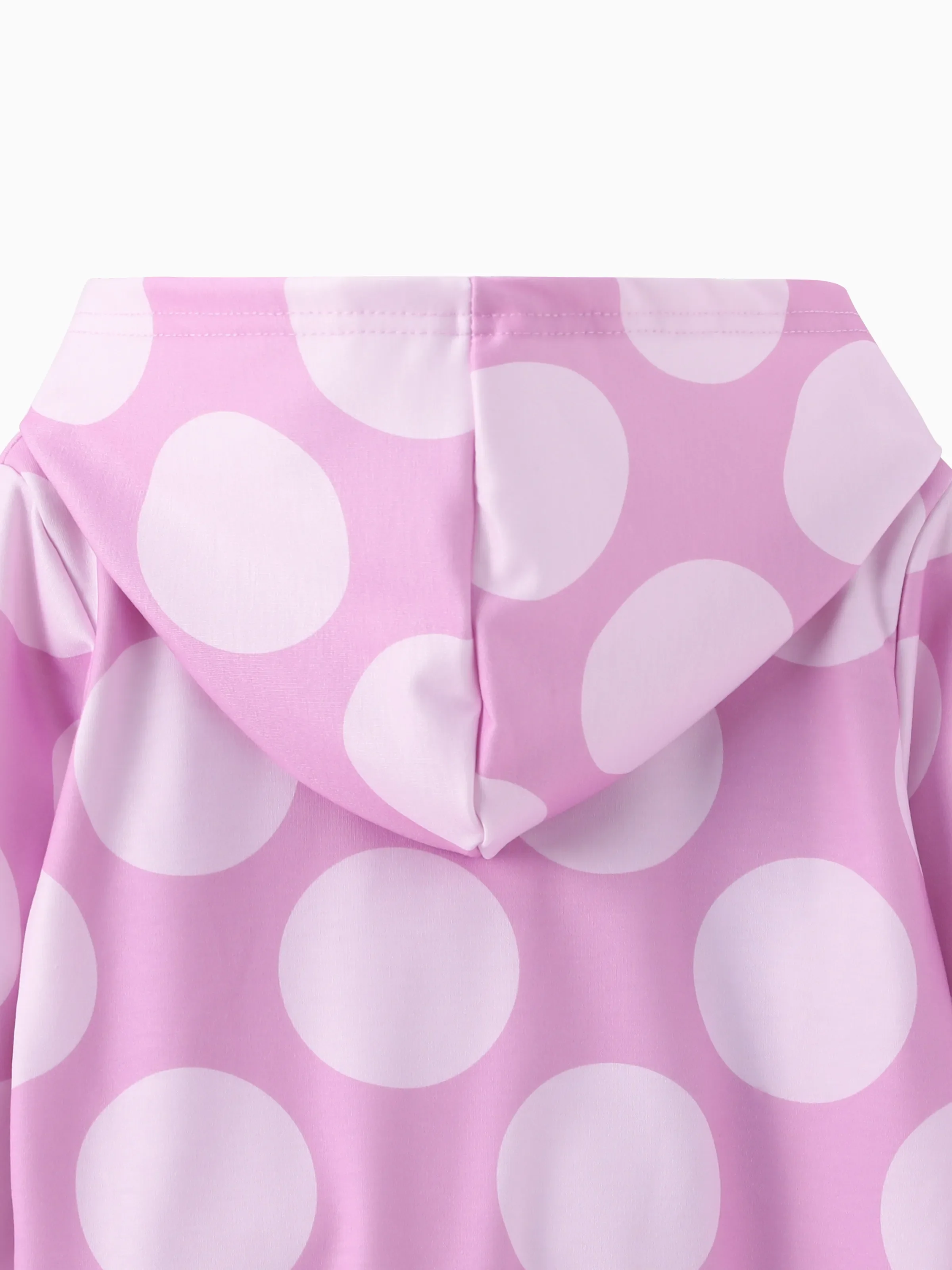 Disney Mickey and Friends Toddler/Kids Girl Minnie Ribbed Cuffs Polyester Fabric Hoodies Hot Pink - Image 6