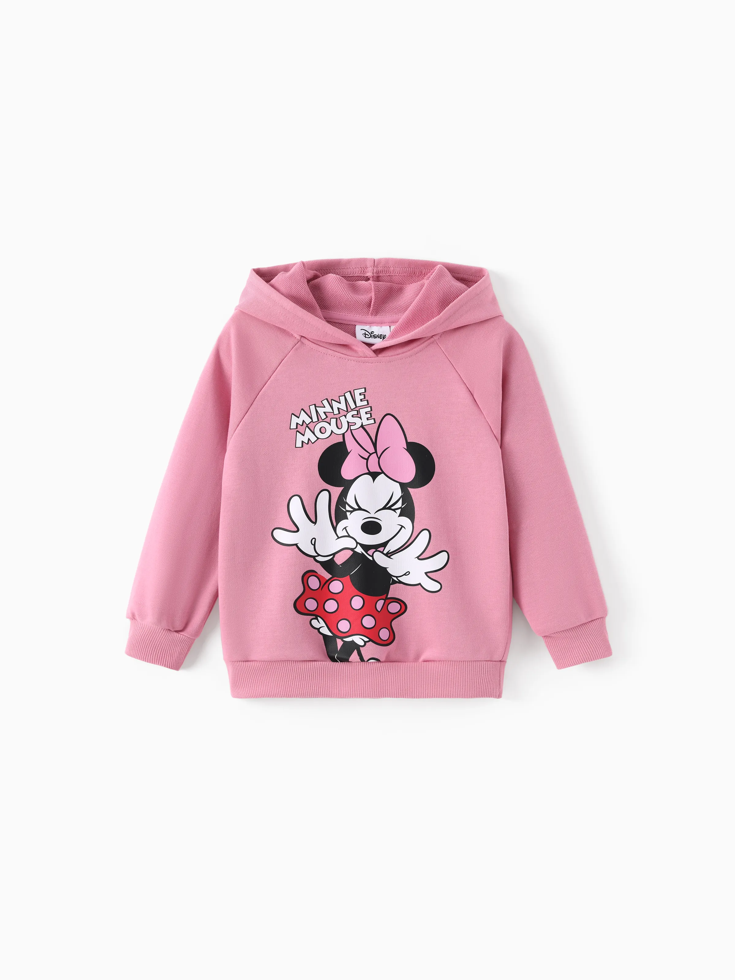 Disney Mickey and Friends Toddler/Kids Girl 2pcs Minnie Polka Dot Hooded Top and Leggings Set Pink - Image 5