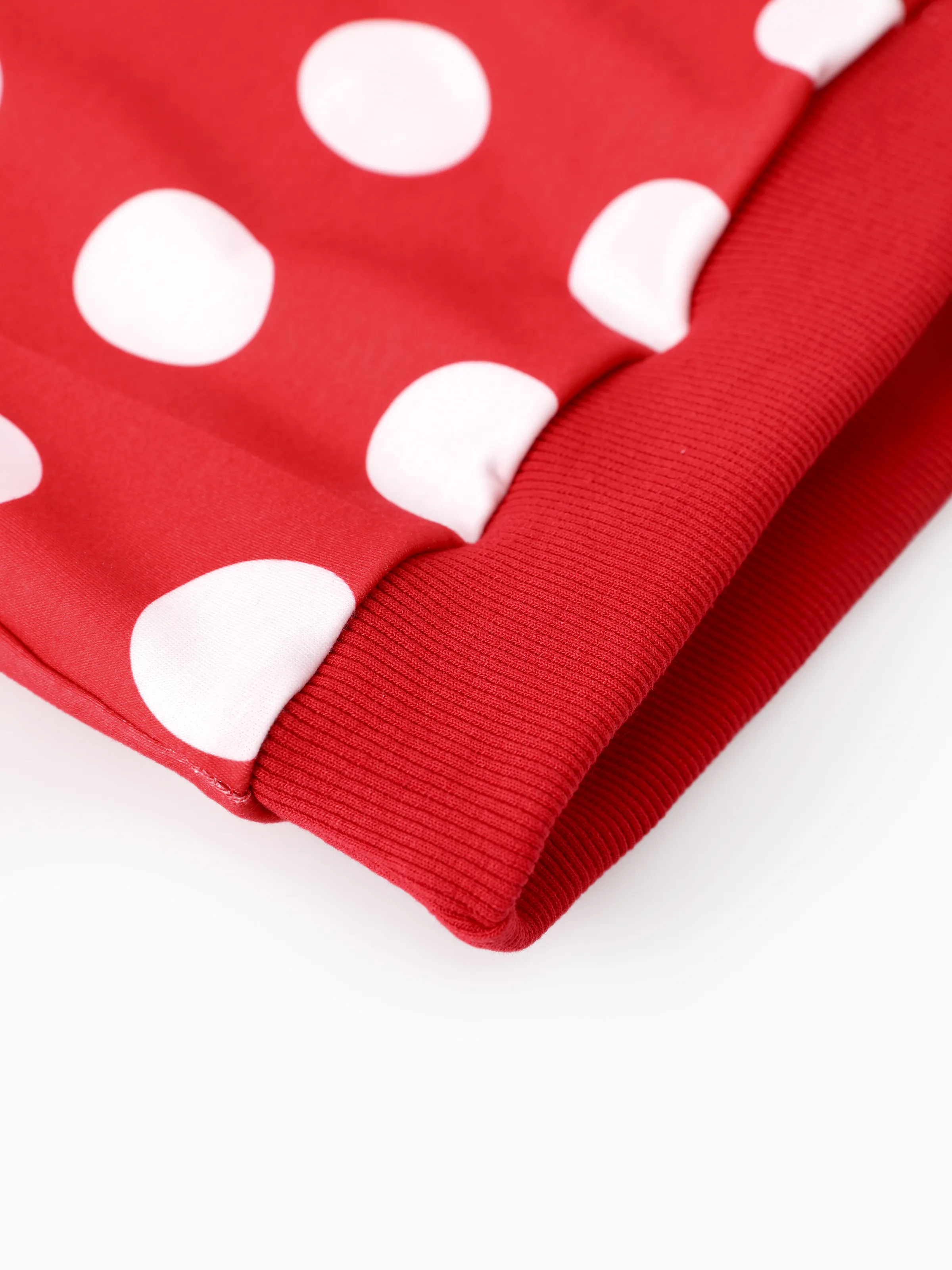 Disney Mickey and Friends Toddler/Kids Girl 2pcs Minnie Polka Dot Hooded Top and Leggings Set Red - Image 7