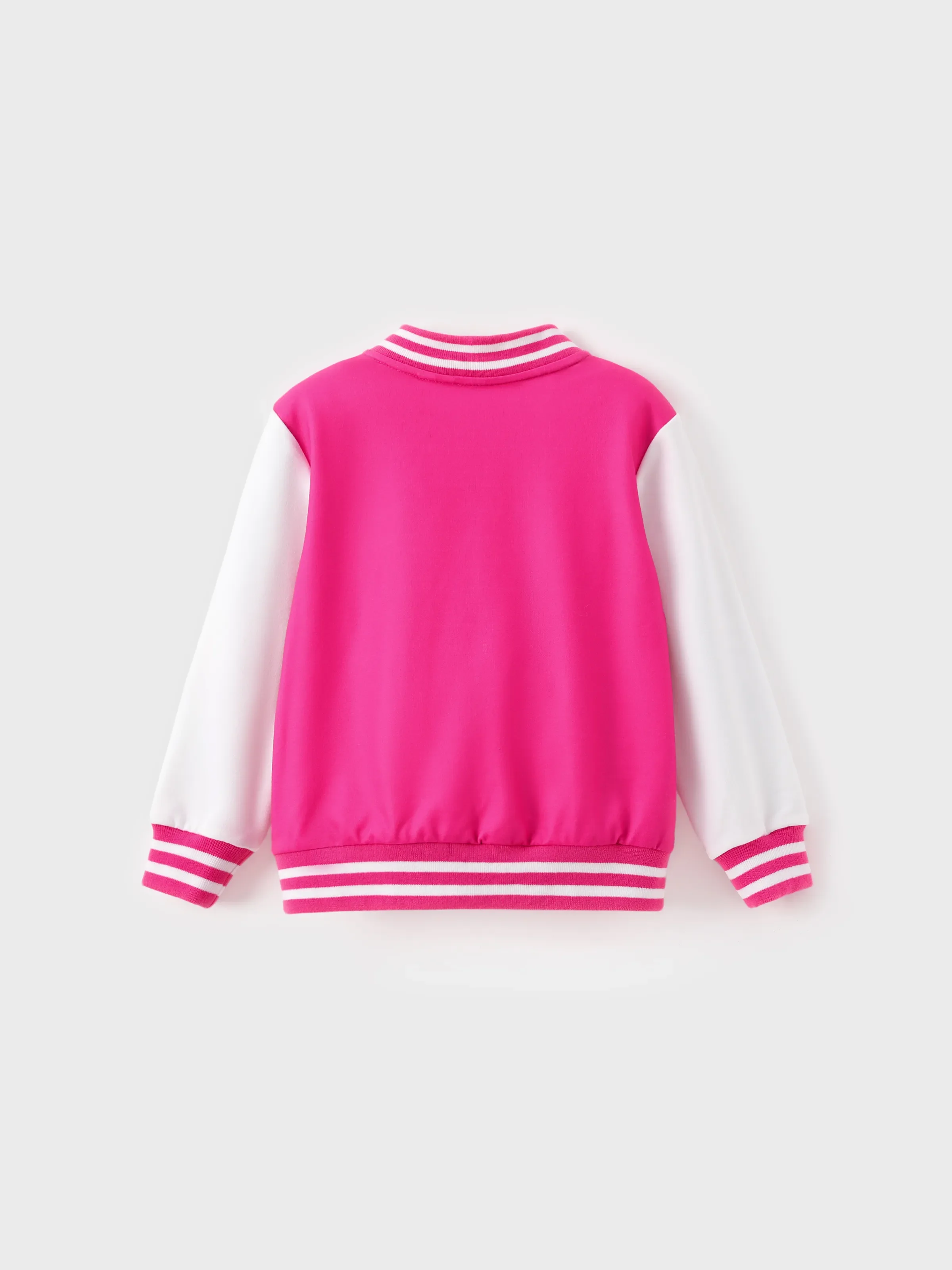 Disney Mickey and Friends Toddler/Kid Girl Minnie Lightweight Bomber Jacket Hot Pink - Image 3