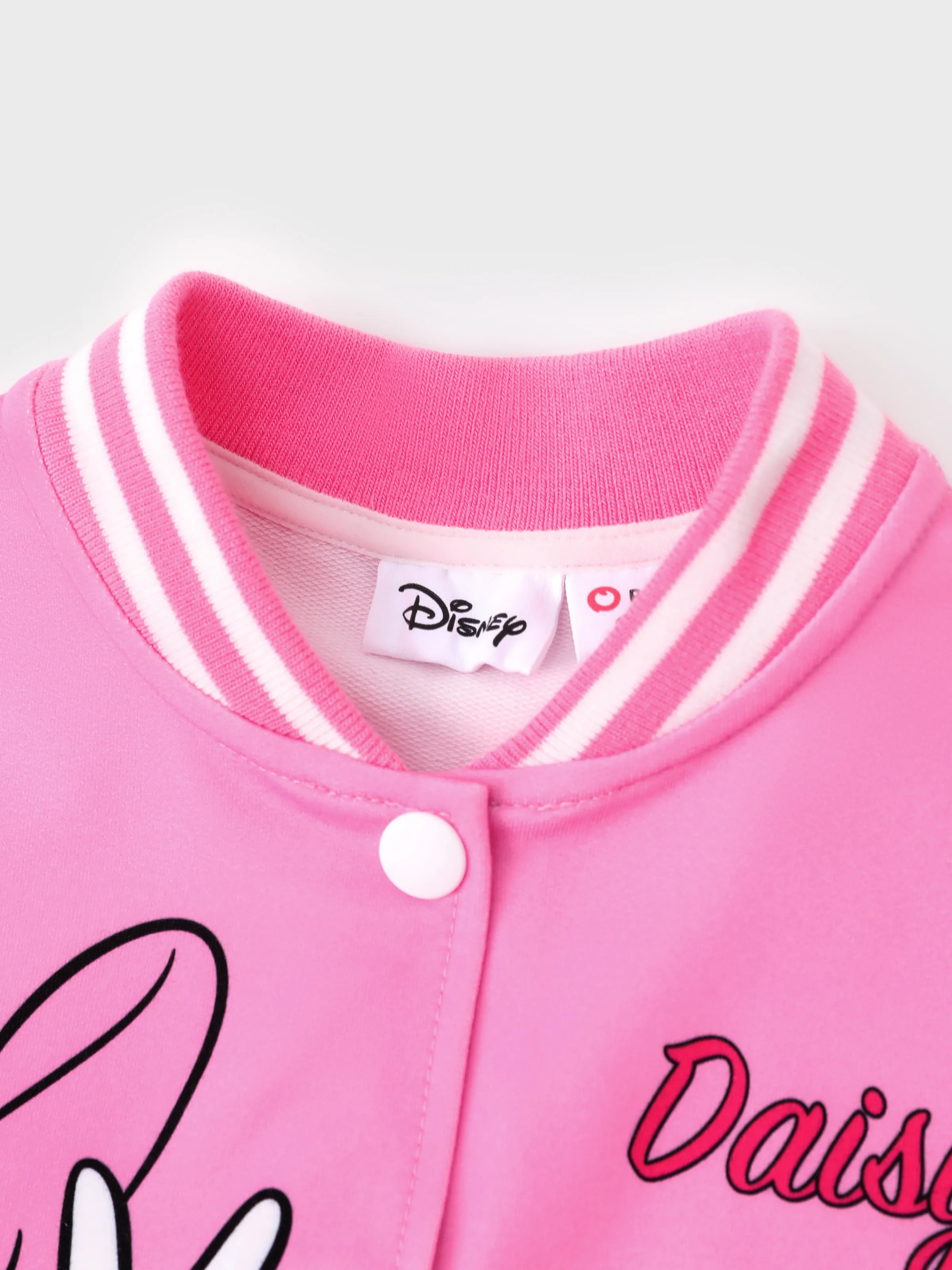 Disney Mickey and Friends Toddler/Kid Girl Daisy Lightweight Bomber Jacket Pink - Image 4