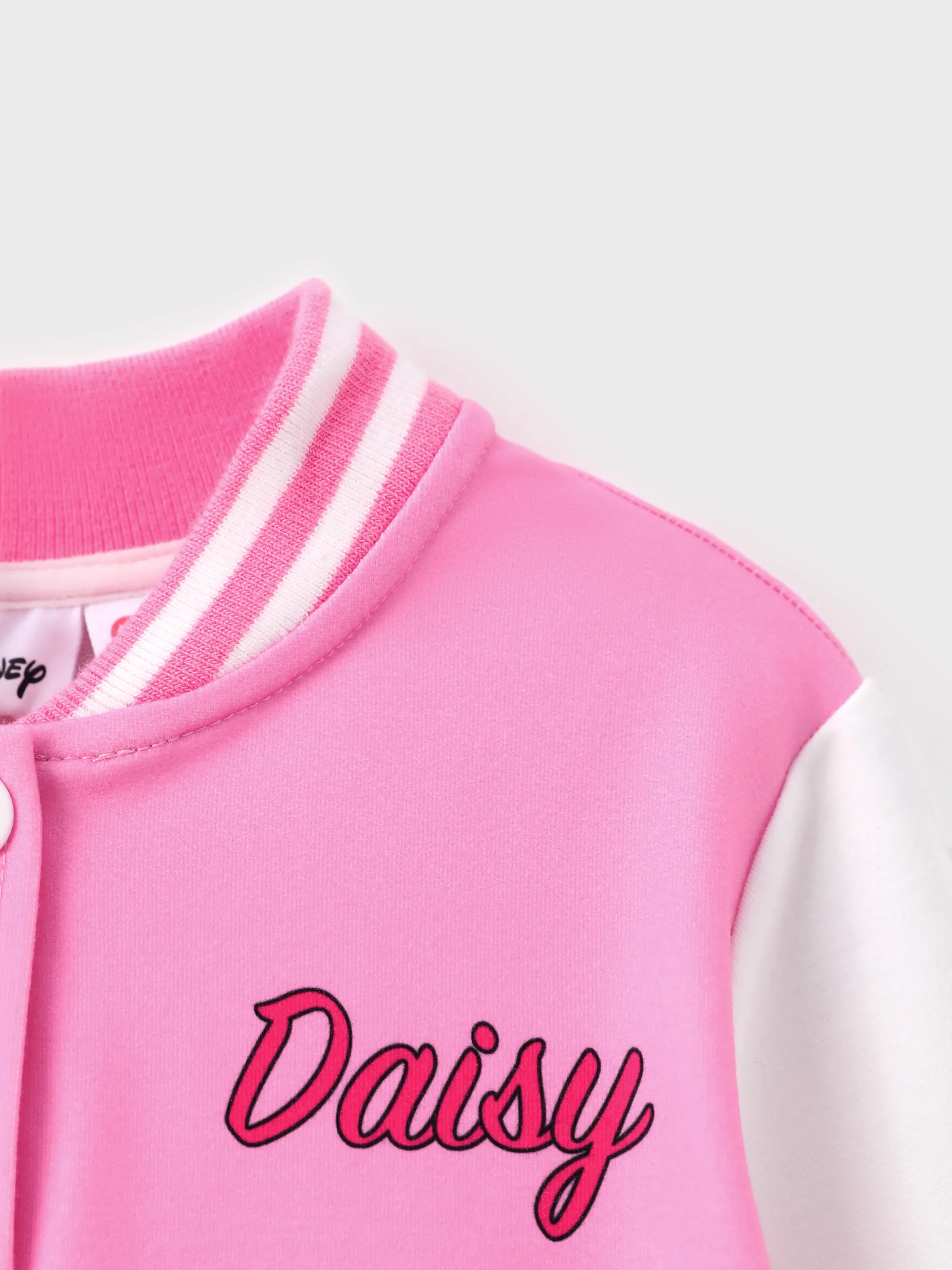 Disney Mickey and Friends Toddler/Kid Girl Daisy Lightweight Bomber Jacket Pink - Image 5