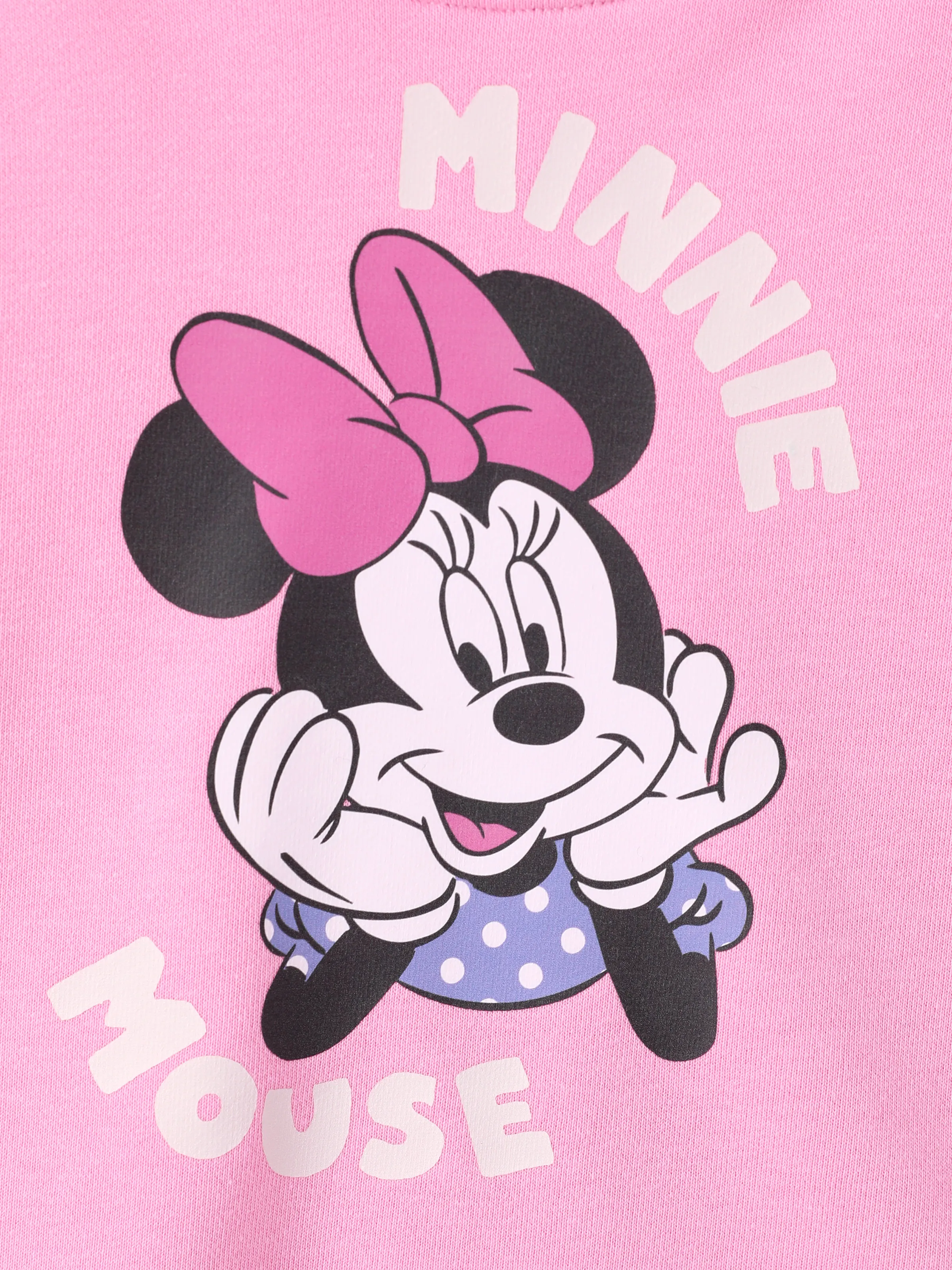 Disney Mickey and Friends Toddler/Kid Girl 2pcs Minnie Mouse Plaid Print with Bows Skirt Set Pink Pink - Image 5