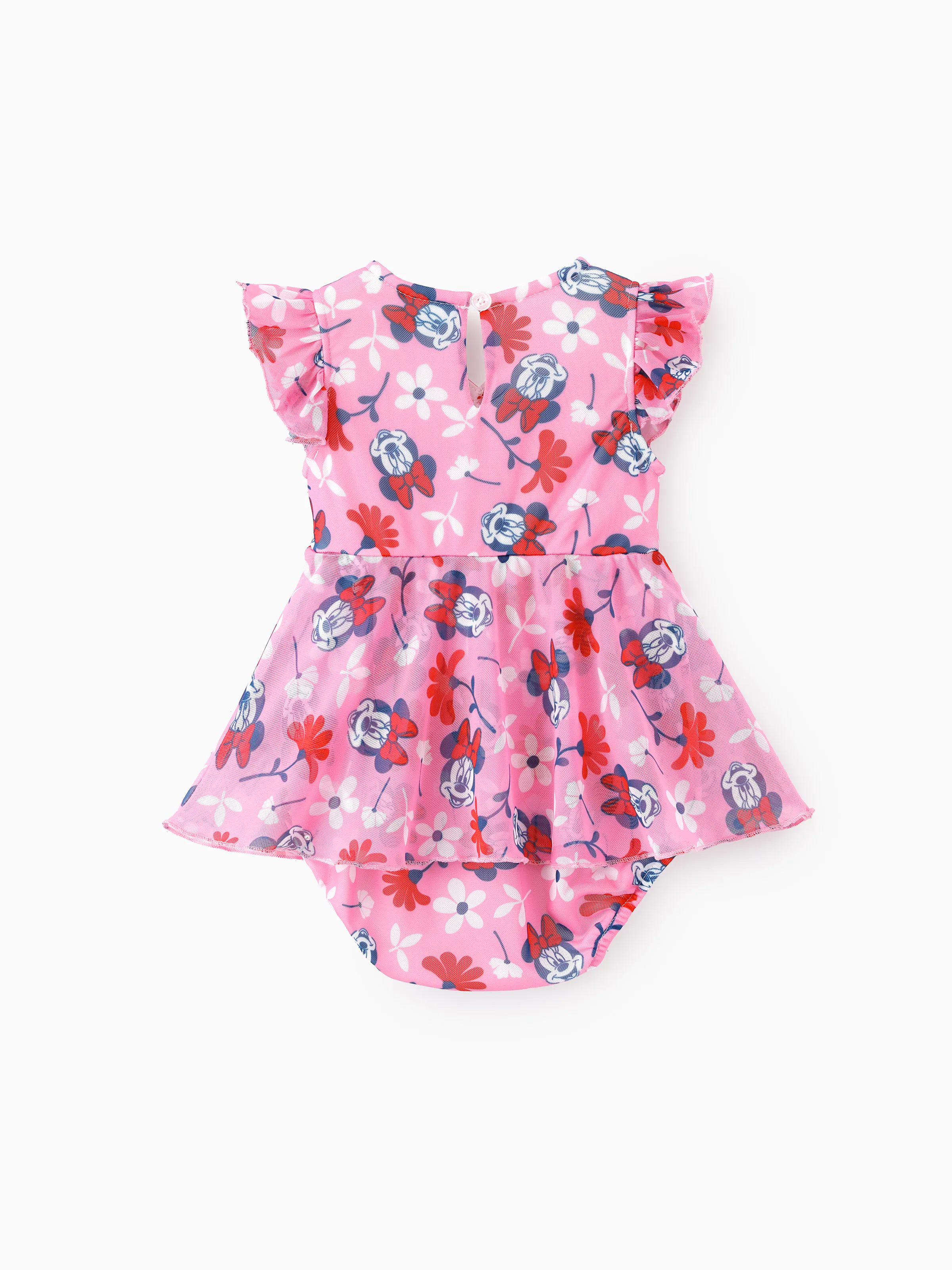 Disney Mickey & Friends Family Matching Mickey & Minnie Mouse floral-themed sets Red - Image 12