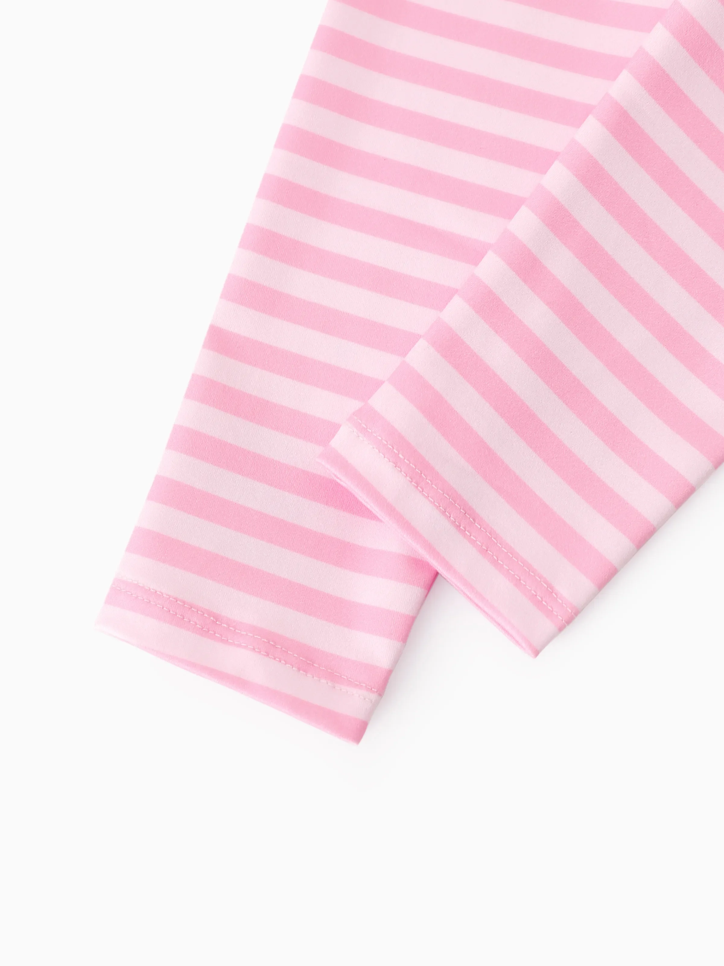 Disney Princess Baby/Toddler Girl Ariel 2pcs Striped Ruffle Tunic Top and Leggings Set Pink - Image 15
