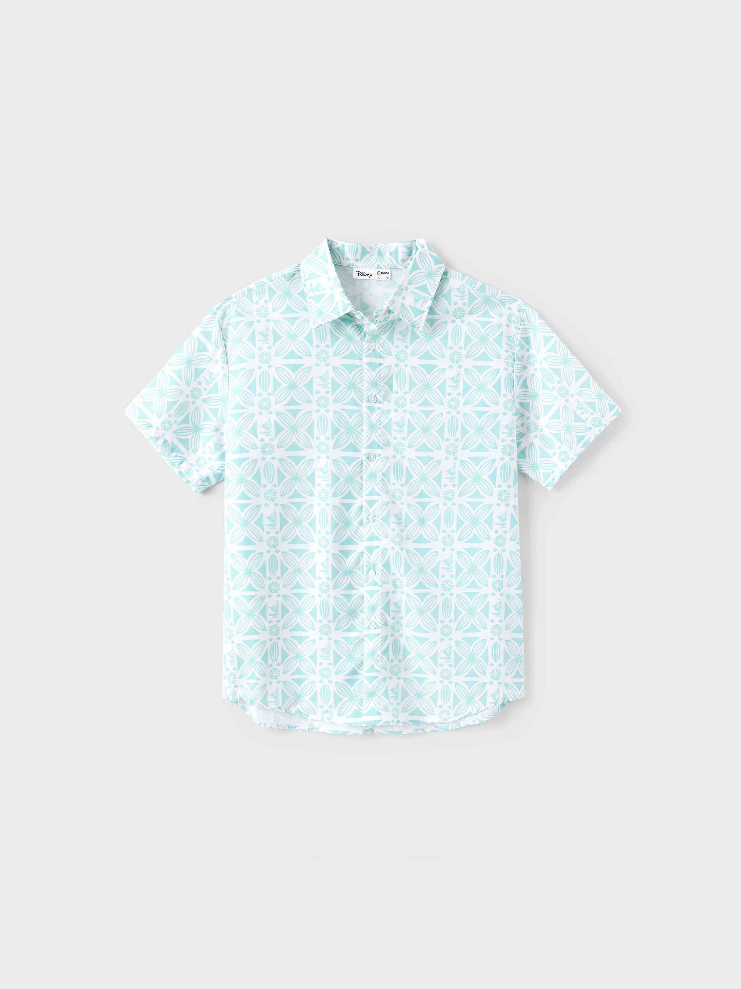 Disney Princess Daddy & Son Moana Shirt Green - Image 3
