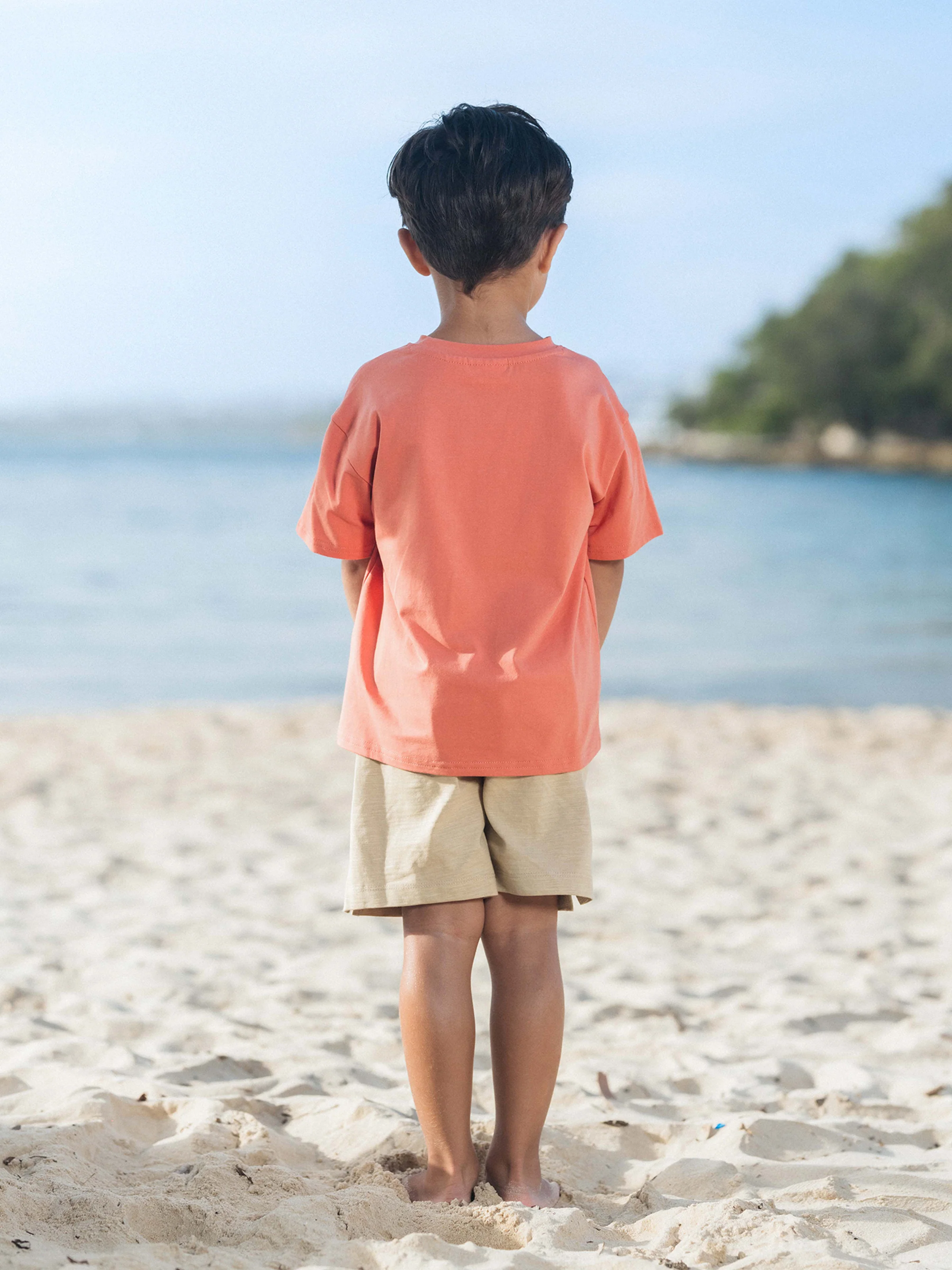 Disney Princess Matching Family Moana Sporty Dress with Built-in Shorts & Pockets/ Cotton Top Orange - Image 17