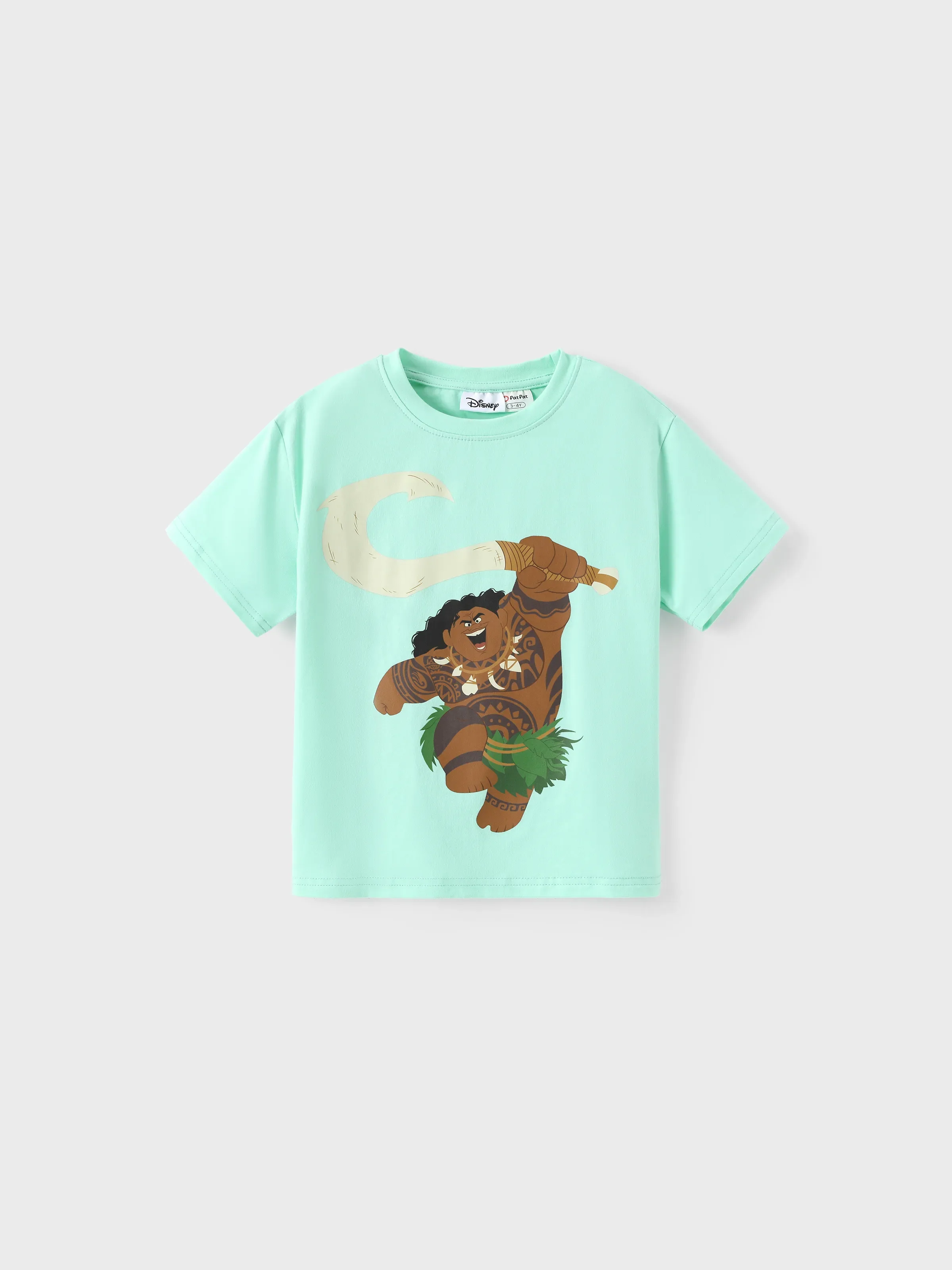 Disney Princess Matching Family Moana Dress/Shirt Green - Image 11