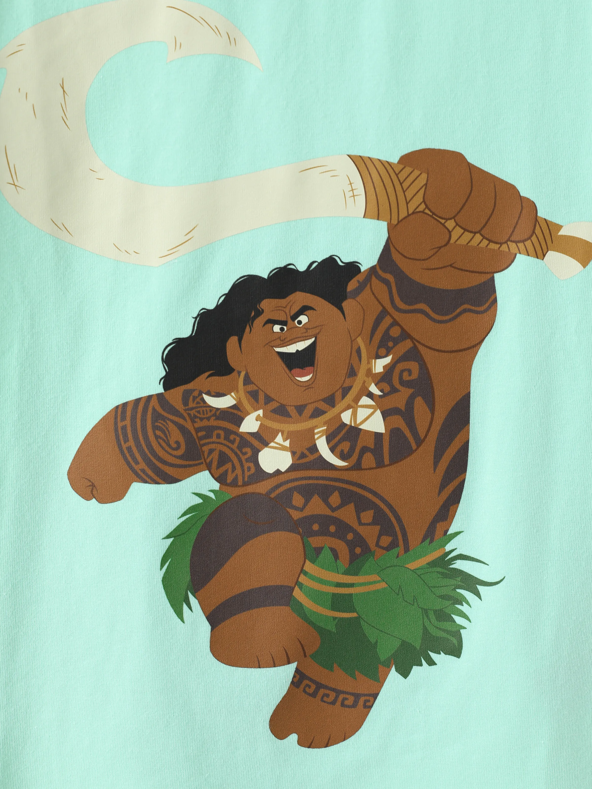 Disney Princess Matching Family Moana Dress/Shirt Green - Image 15