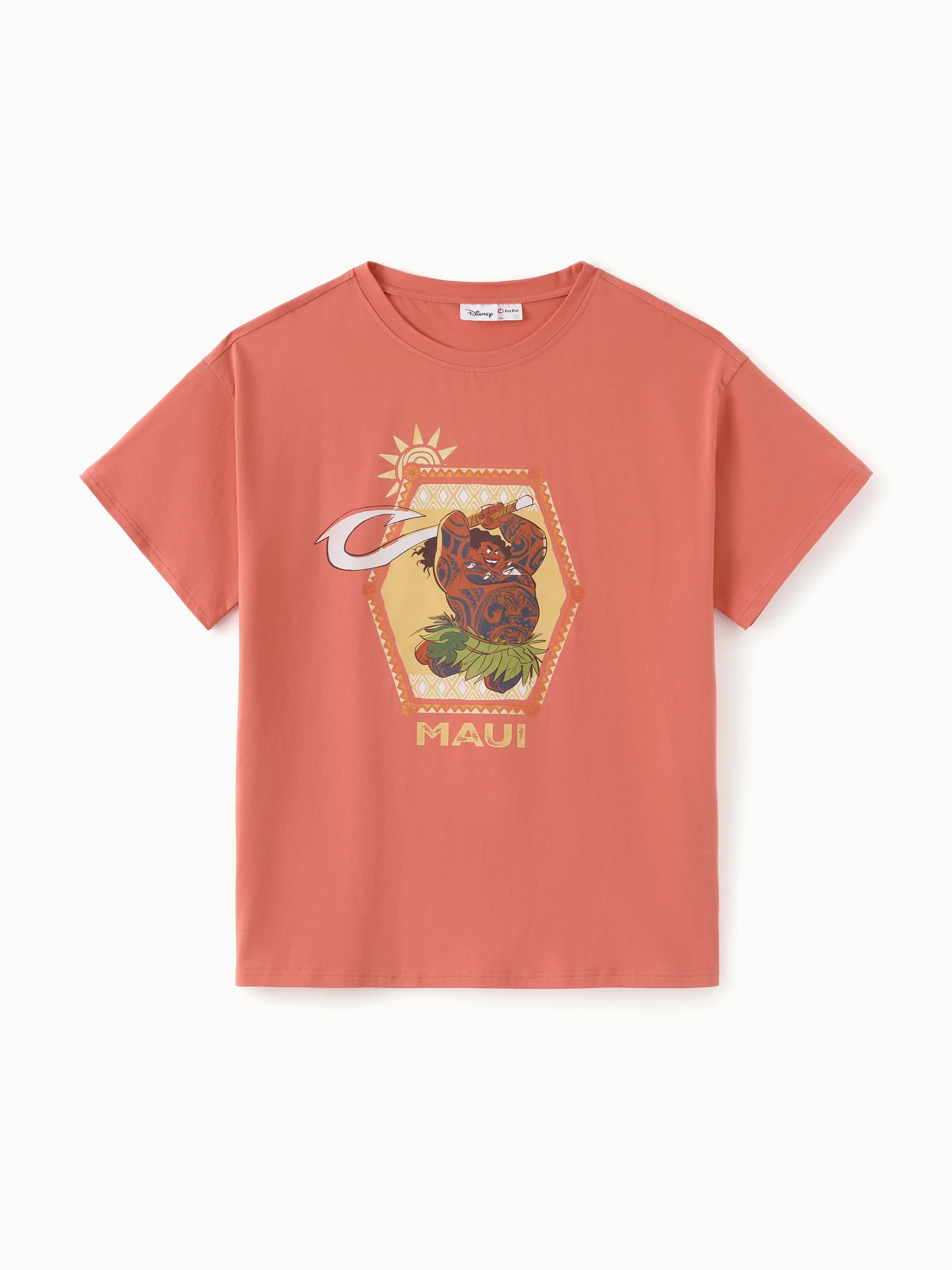 Disney Princess Matching Family Moana Sporty Dress with Built-in Shorts & Pockets/ Cotton Top Orange - Image 25