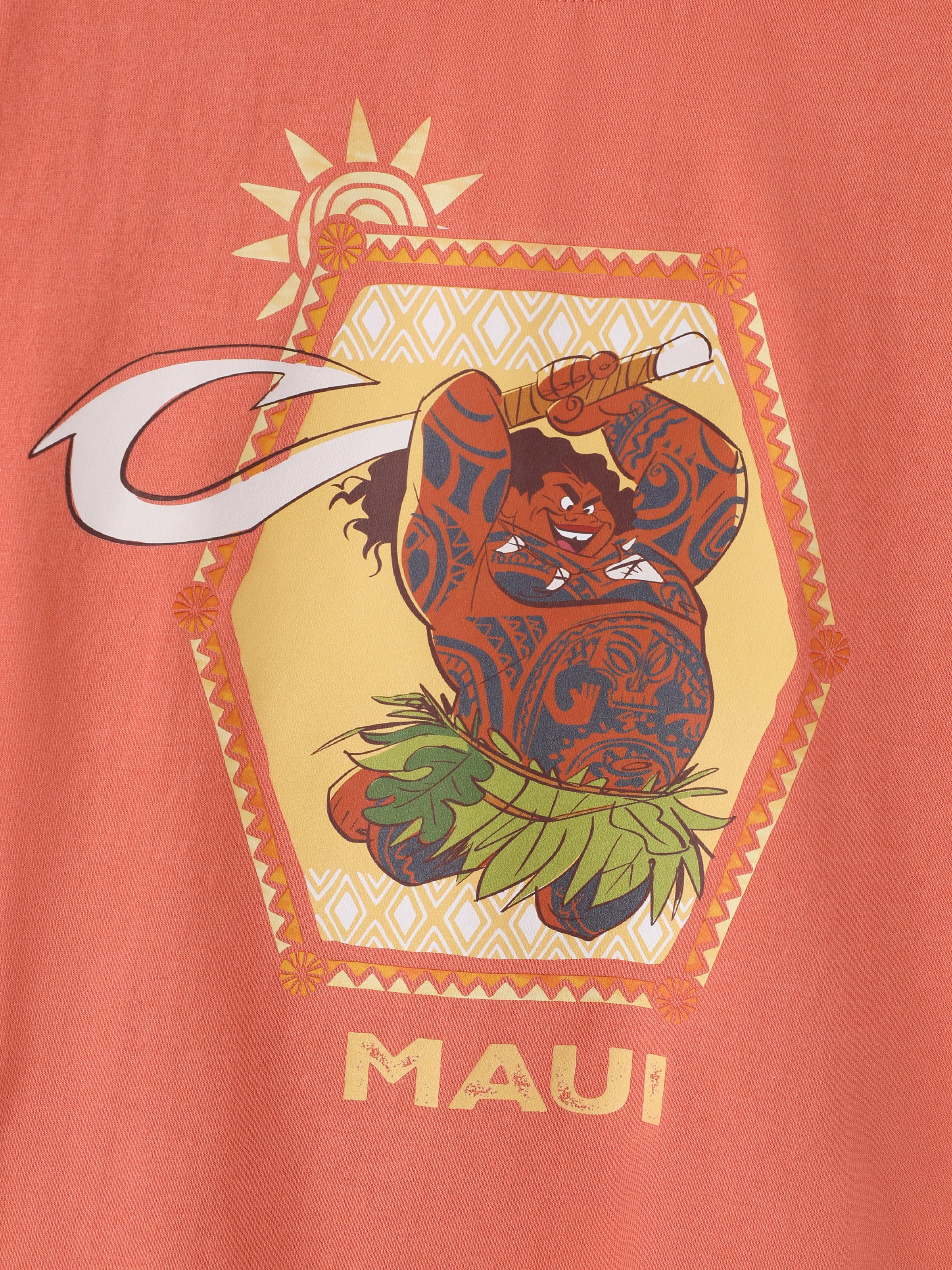 Disney Princess Matching Family Moana Sporty Dress with Built-in Shorts & Pockets/ Cotton Top Orange - Image 28