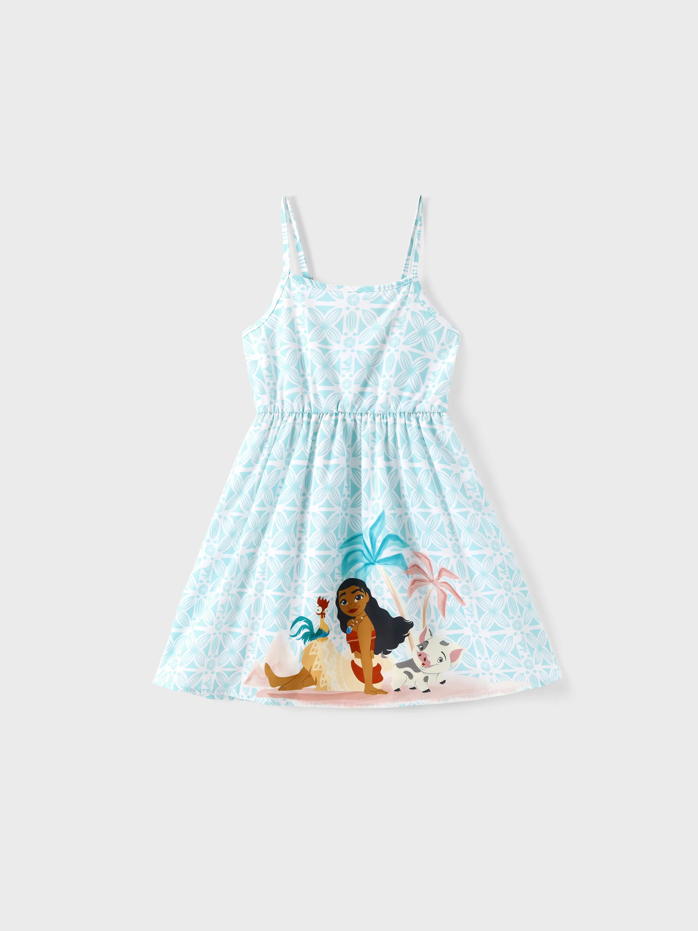 Disney Princess Mommy & me Moana Dress Green - Image 7