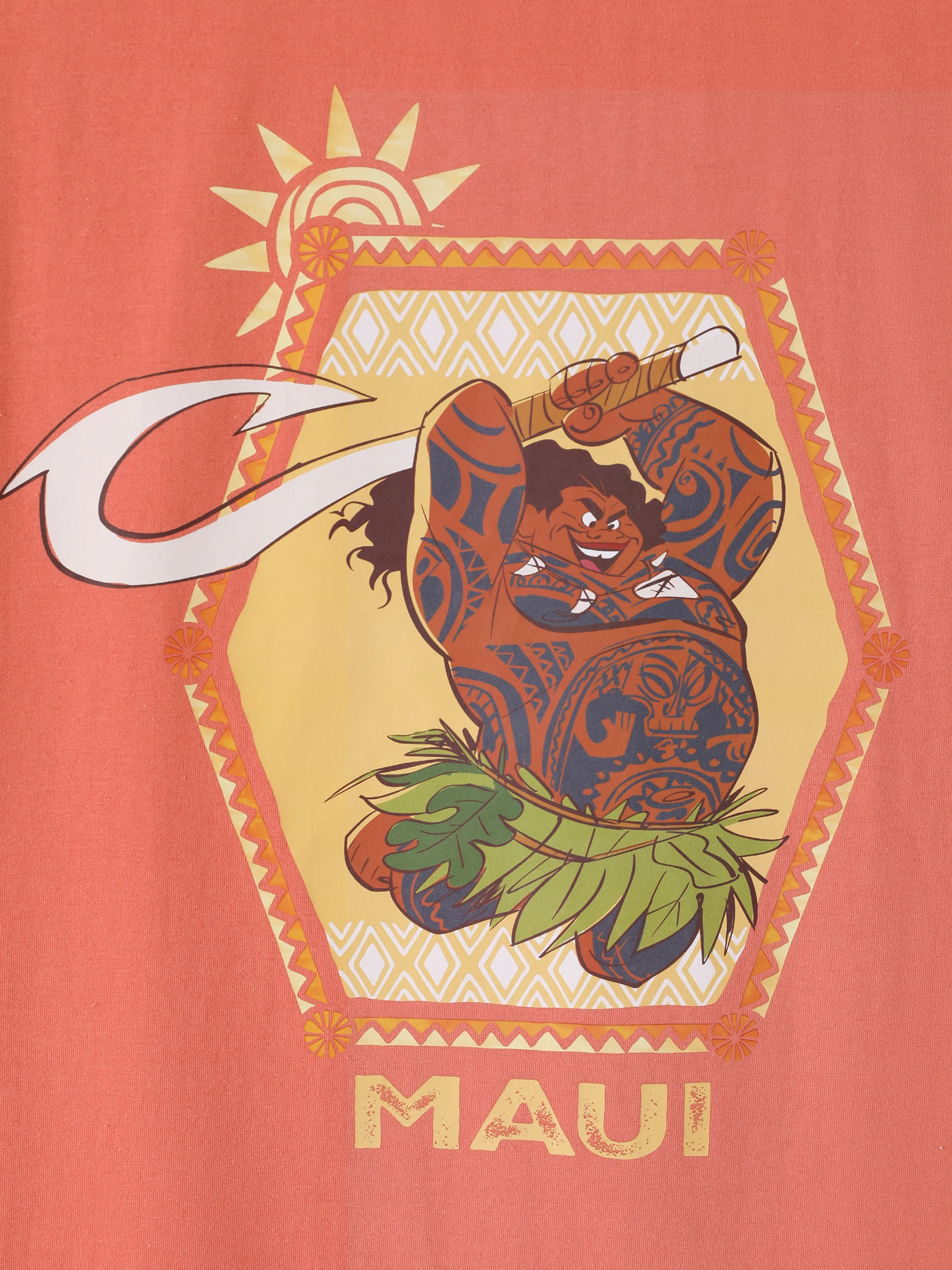 Disney Princess Mommy & me Moana Sporty Dress with Built-in Shorts & Pockets/ Cotton Top Orange - Image 22