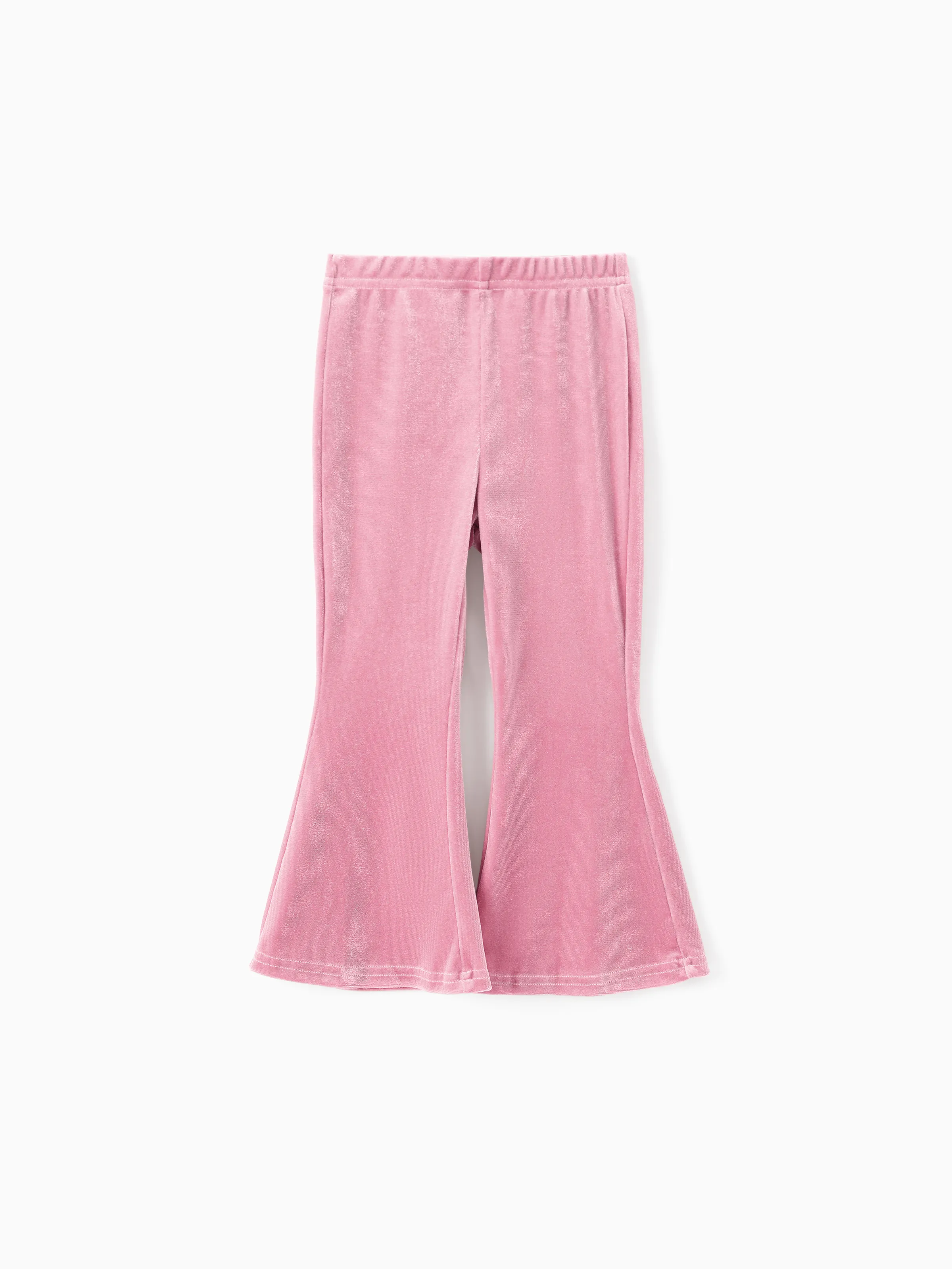 Disney Princess Toddler Girl Rapunzel 2pcs Fleece Sweatshirt and Flared Pants Set Pink - Image 7