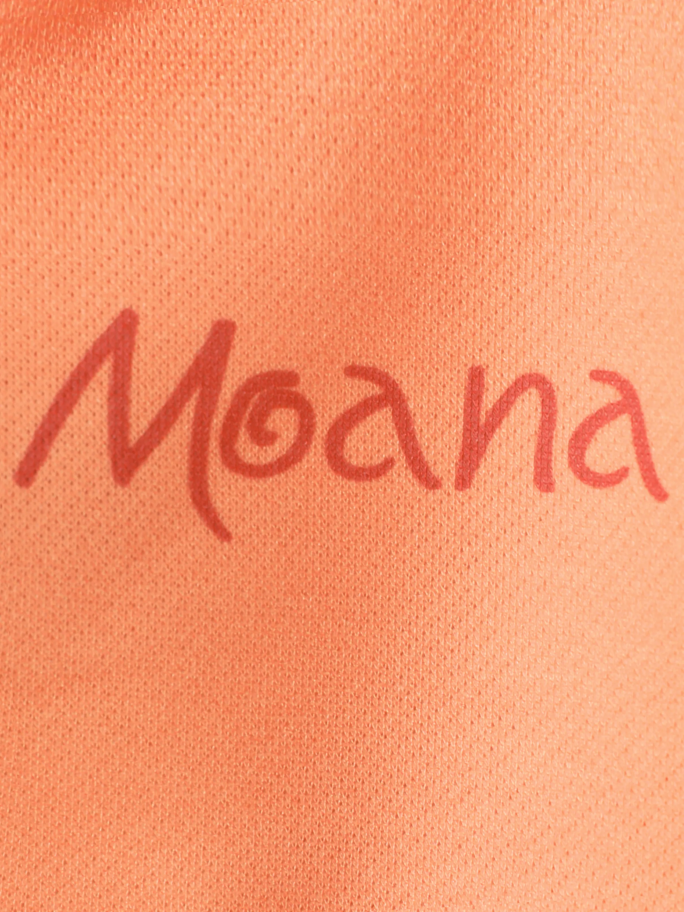 Disney Princess Toddler Girl Moana Colorblock Snap Button Bomber Jacket Orange - Image 6