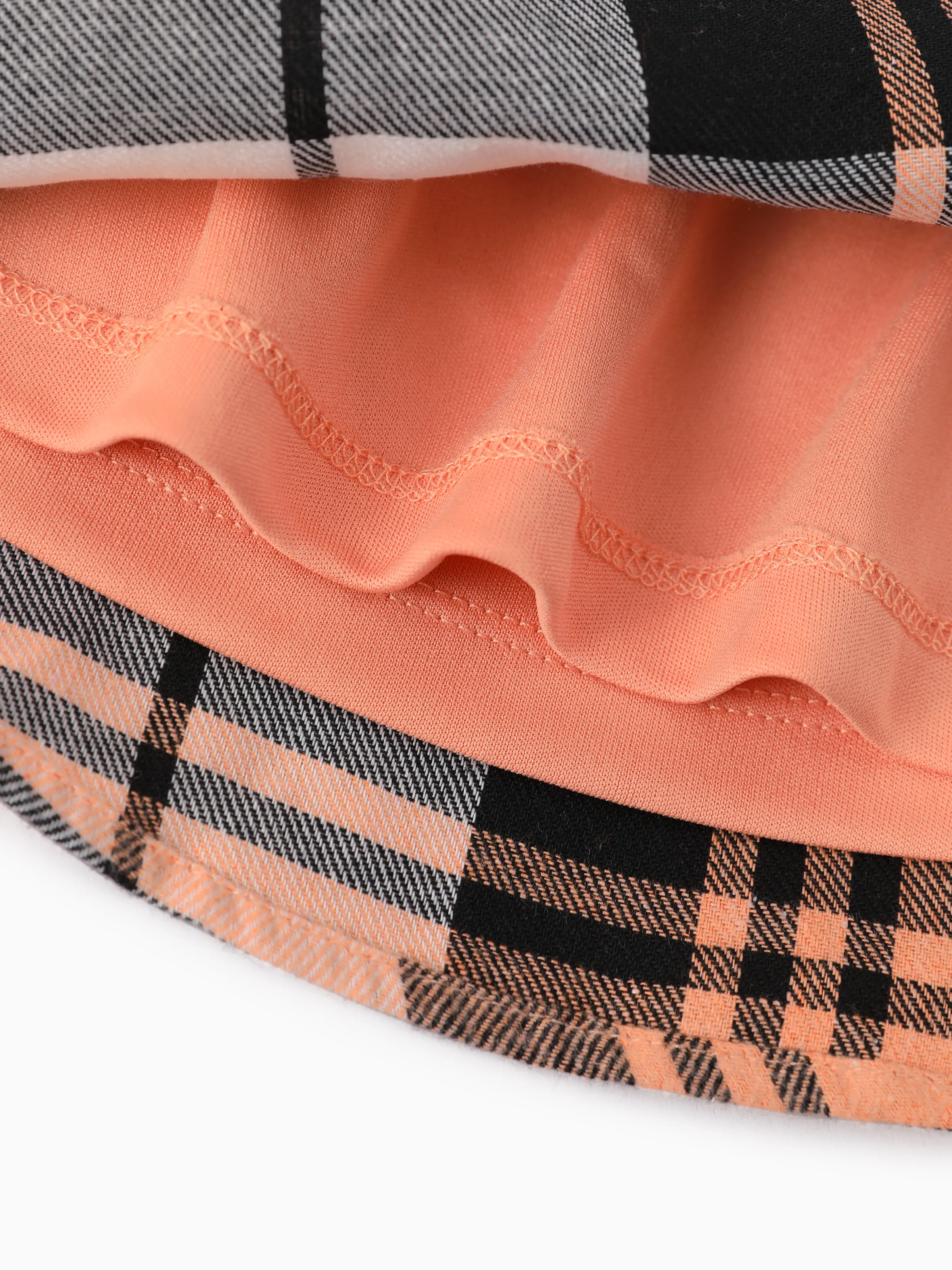 Disney Princess Toddler Girl Moana 2pcs Knitted Top and Plaid Skirt Set Orange red - Image 11