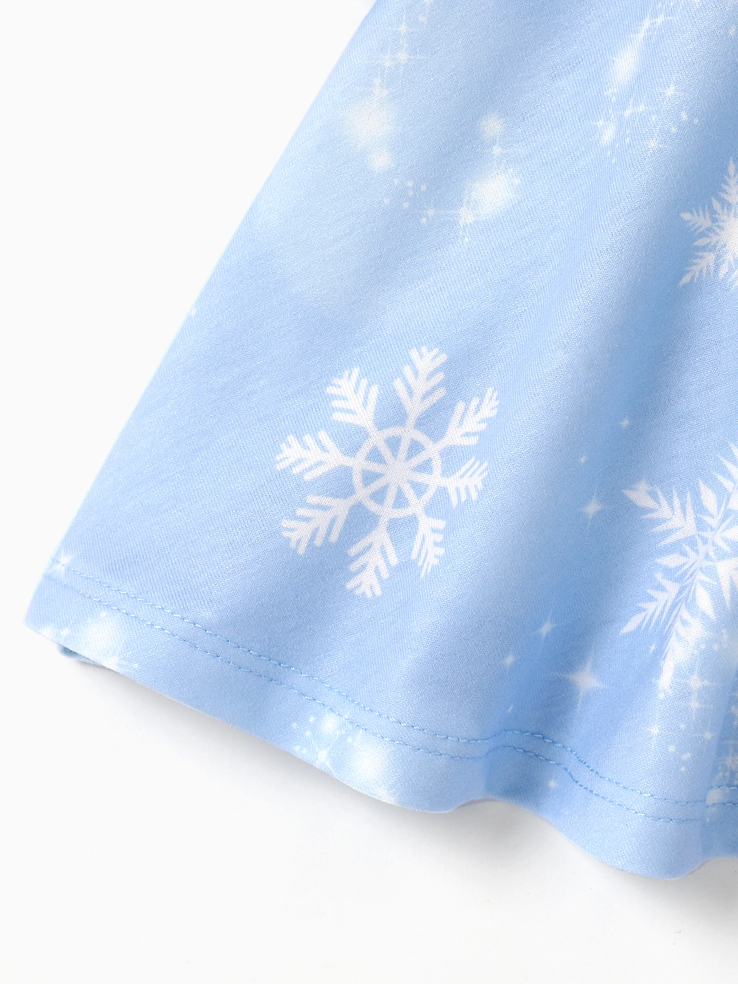 Disney Princess Toddler Girl Naia™ Cinderella Print Dress and Hooded Allover Snowflake Print Cloak Set Blue - Image 5