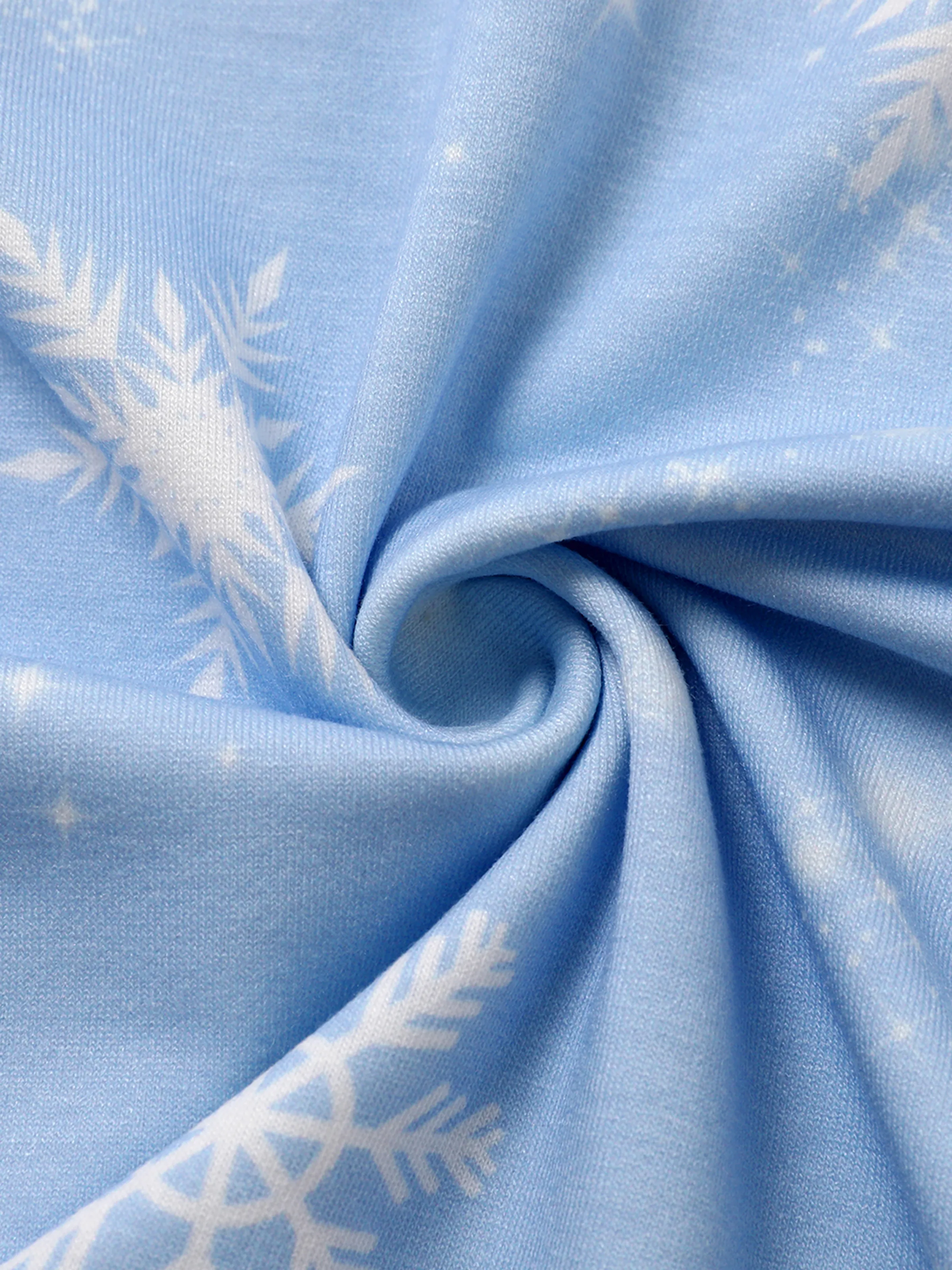Disney Princess Toddler Girl Naia™ Cinderella Print Dress and Hooded Allover Snowflake Print Cloak Set Blue - Image 6