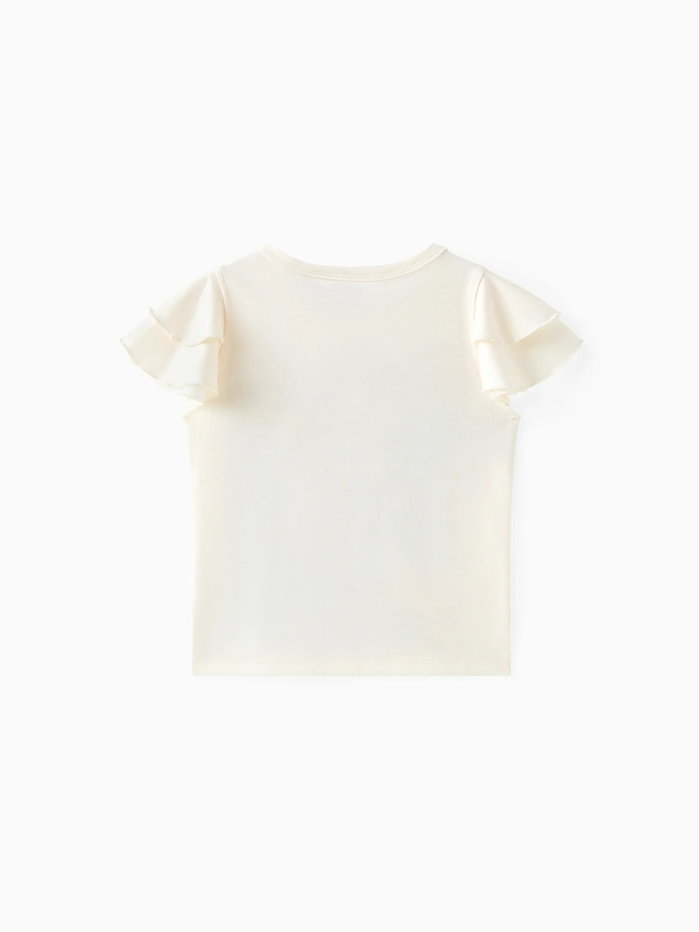 Disney Princess Toddler Girl Naia™ Character Print Ruffled Short-sleeve Tee White - Image 3