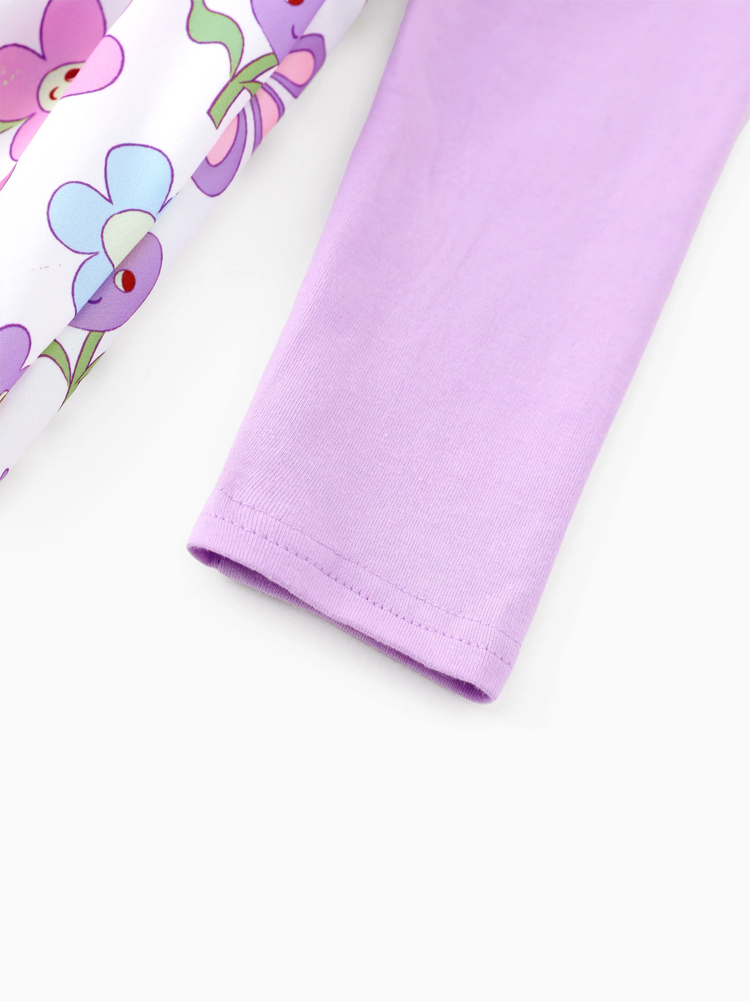 Disney Princess Toddler Girl Rapunzel Childlike Ruffle Flutter-sleeve Dress Light Purple - Image 6