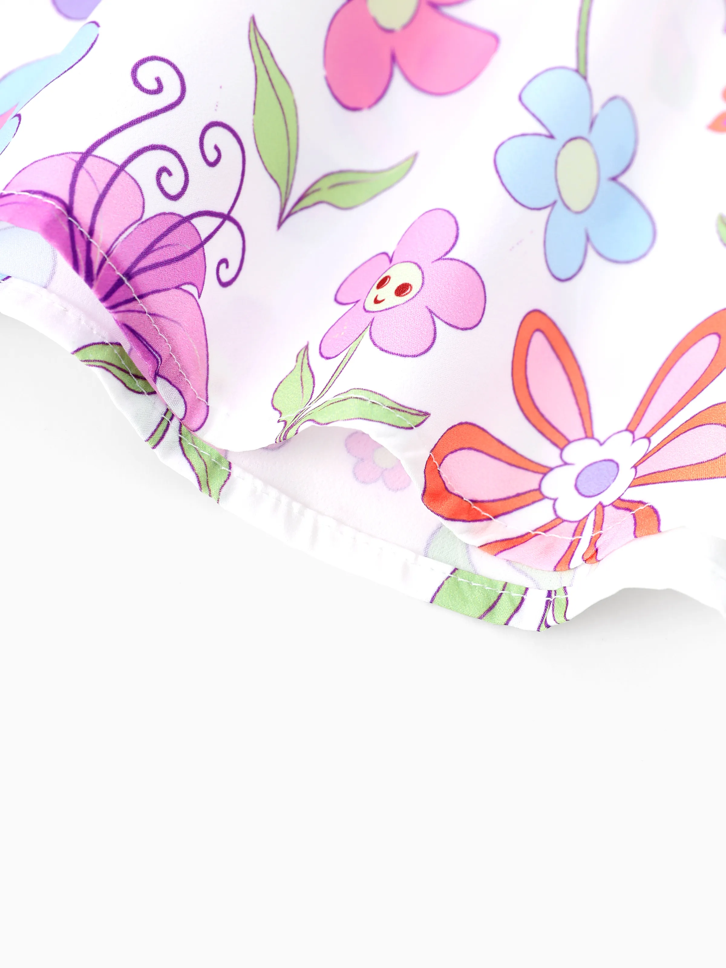 Disney Princess Toddler Girl Rapunzel Childlike Ruffle Flutter-sleeve Dress Light Purple - Image 7