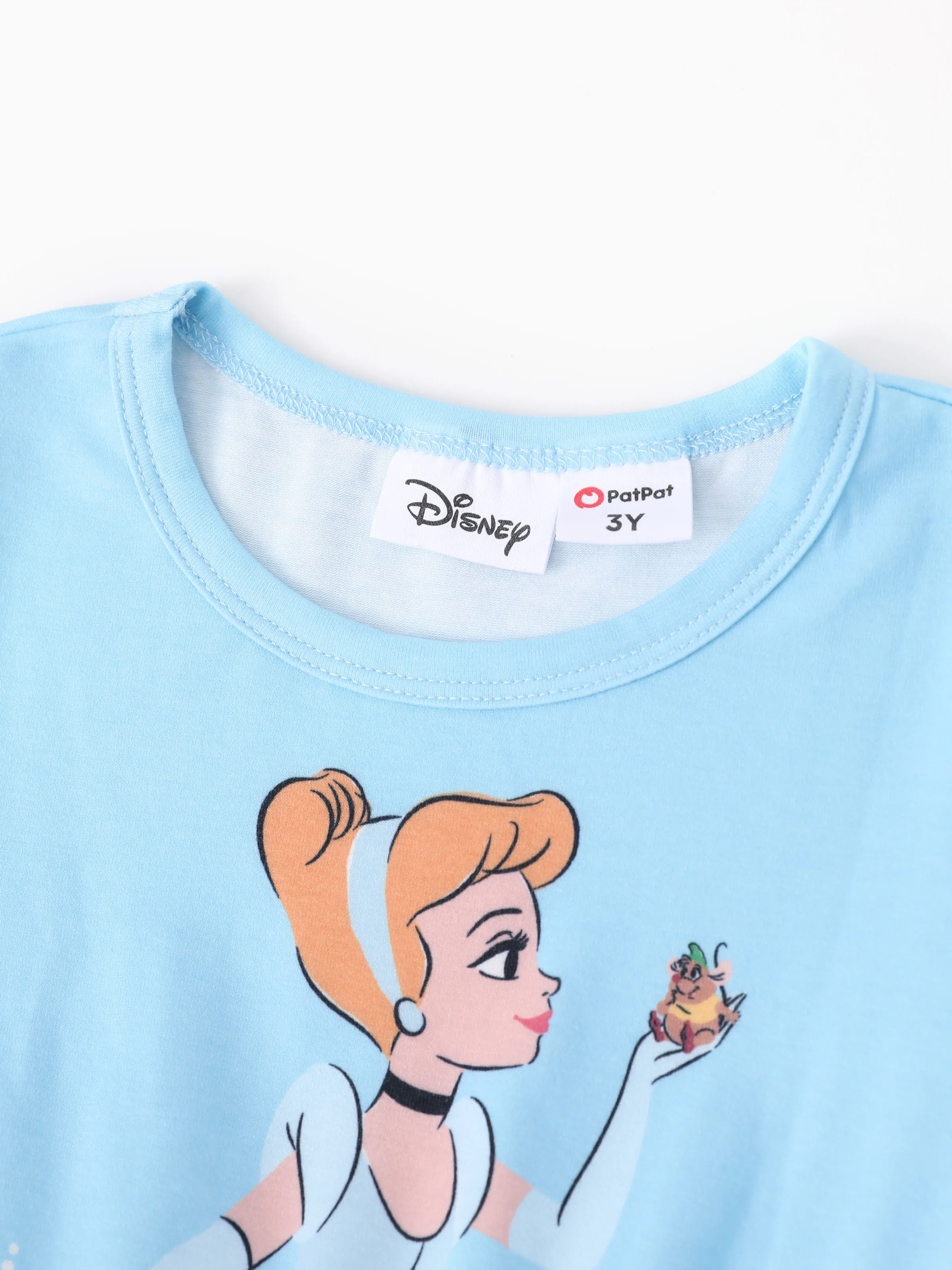 Disney Princess Toddler Girl Cinderella Naia™ Floral Tulle Dress Bluish Grey - Image 6