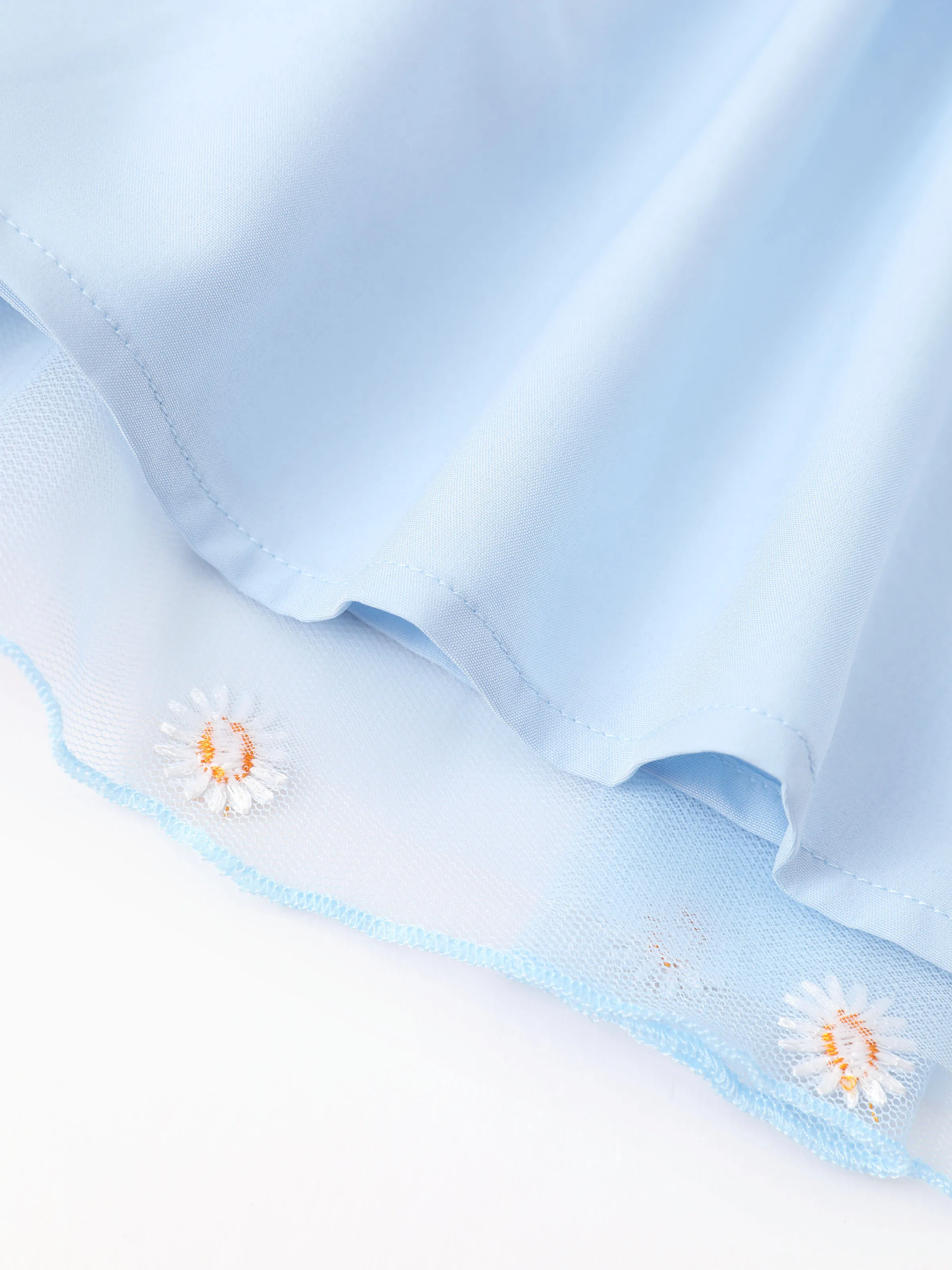 Disney Princess Toddler Girl Cinderella Naia™ Floral Tulle Dress Bluish Grey - Image 9