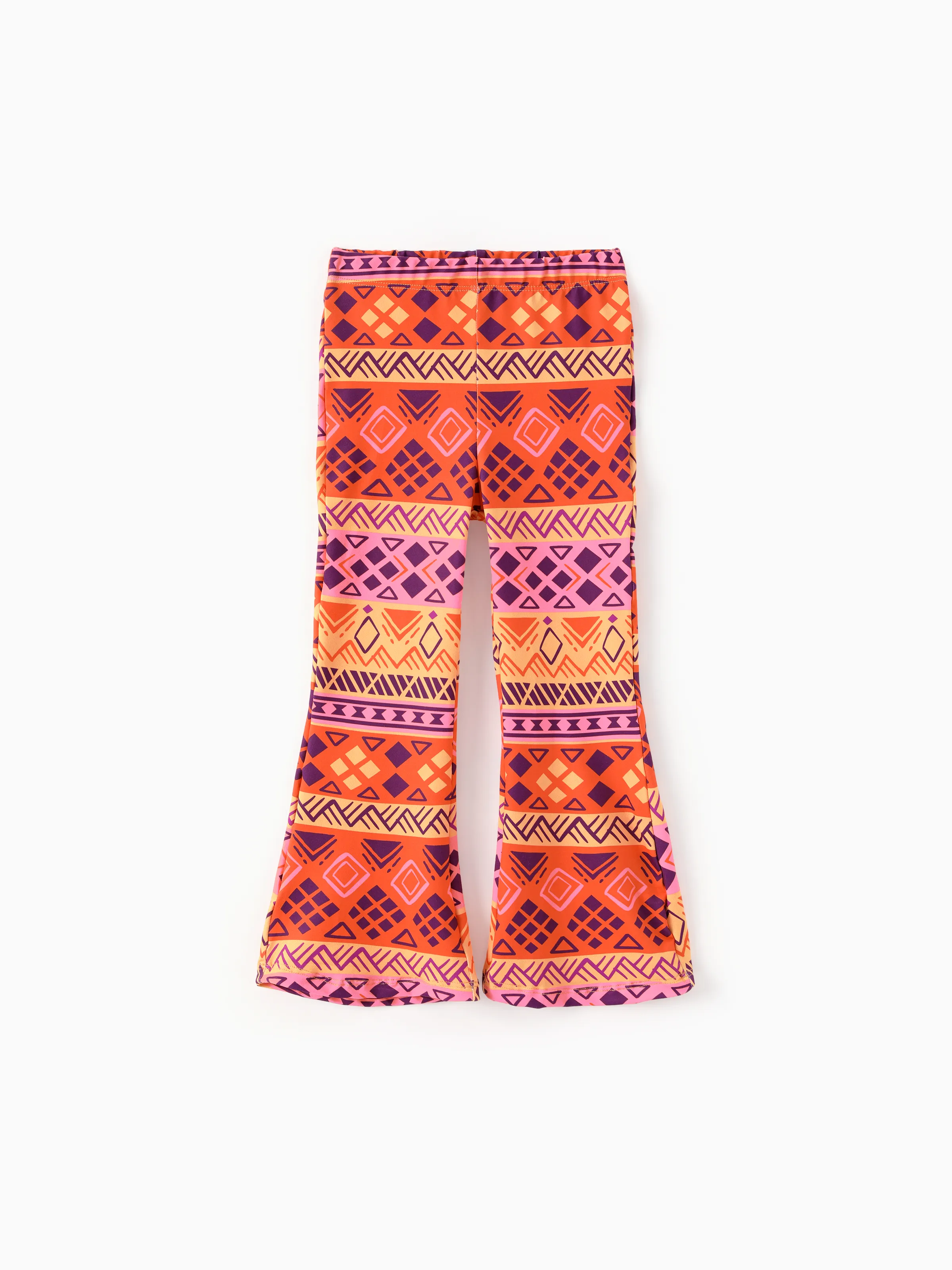 Disney Princess Toddler/ Kid Girl 2pcs Moana Bow Design Long-sleeve Top and Leggings Set Orange - Image 5