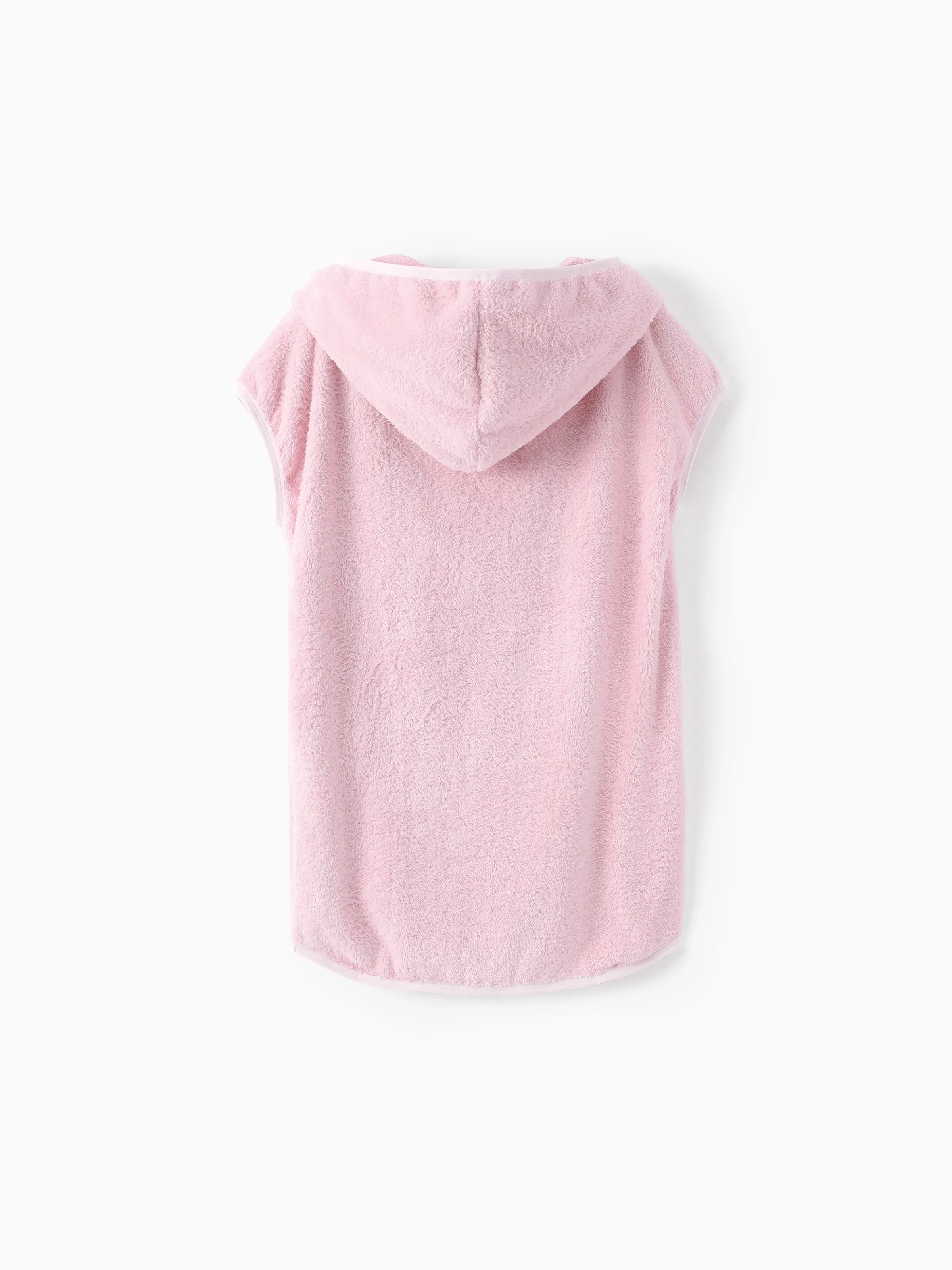 Disney Princess Toddler/Kid Girl Ariel Terry Hooded Swim Cover-up 
 Light Pink - Image 3