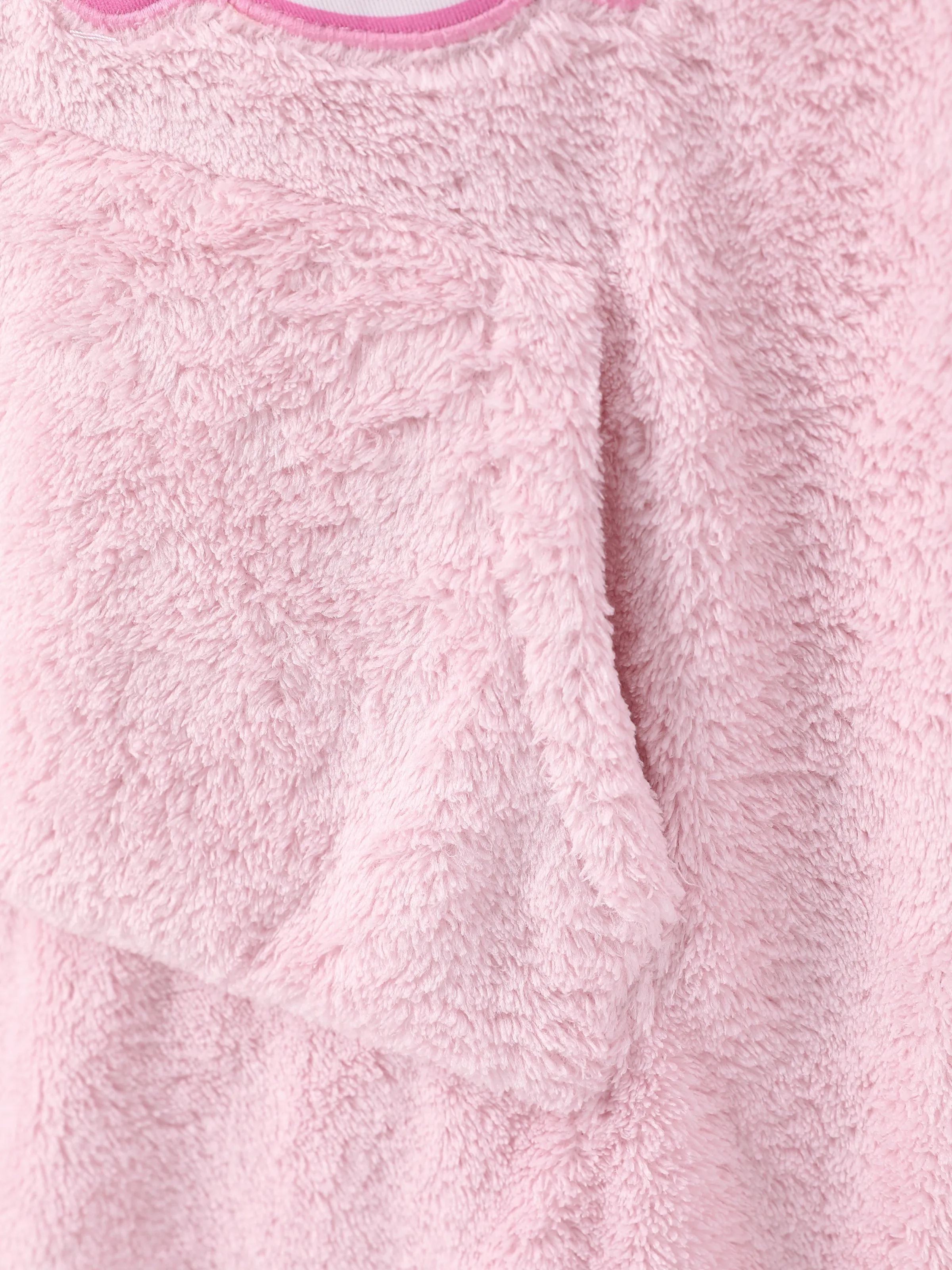 Disney Princess Toddler/Kid Girl Ariel Terry Hooded Swim Cover-up 
 Light Pink - Image 7