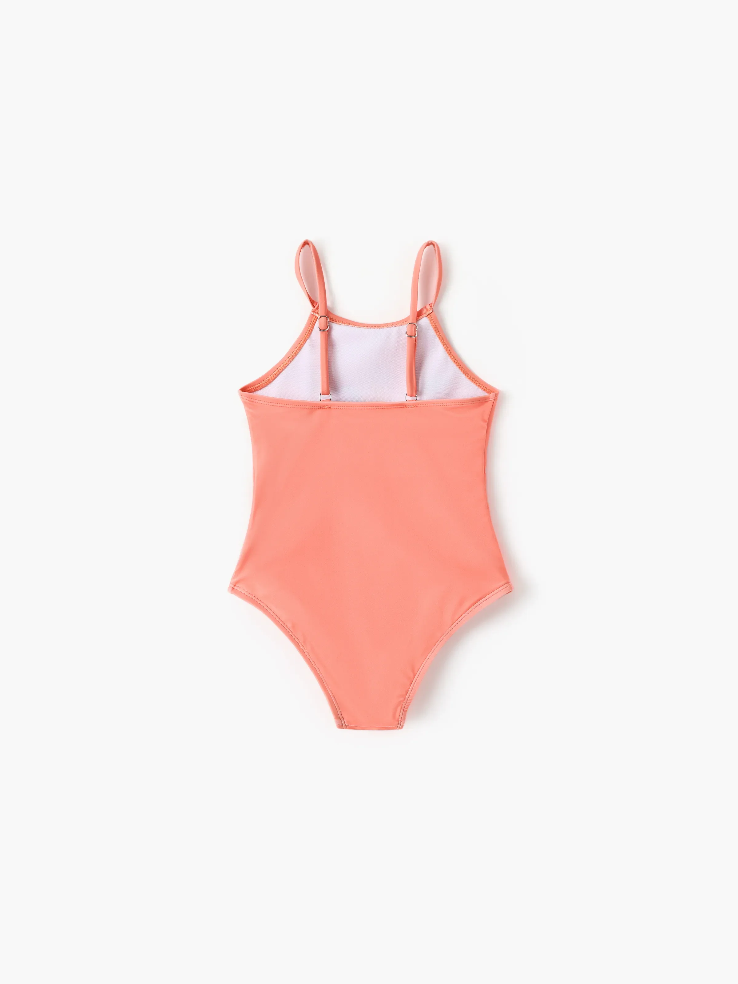 Disney Princess Toddler/Kid Girl Moana UPF50+ Sling Swimsuit with Removable Skirt Set Coral - Image 5