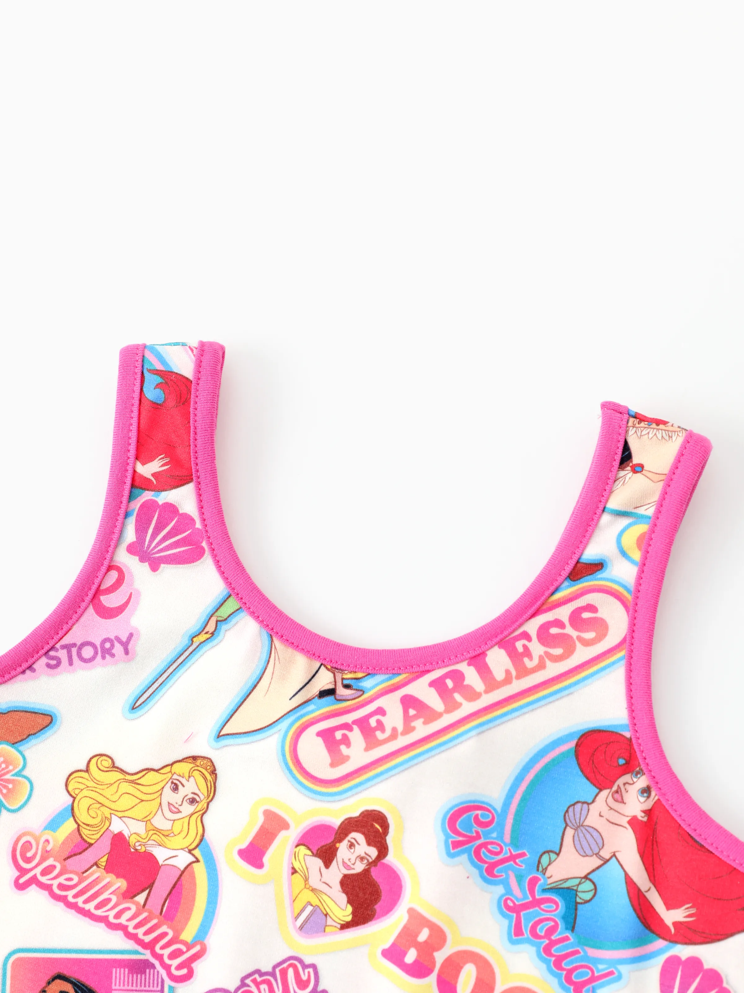 Disney Princess Toddler Girl Ariel/Moana Naia™ Tank Dress Pink - Image 7
