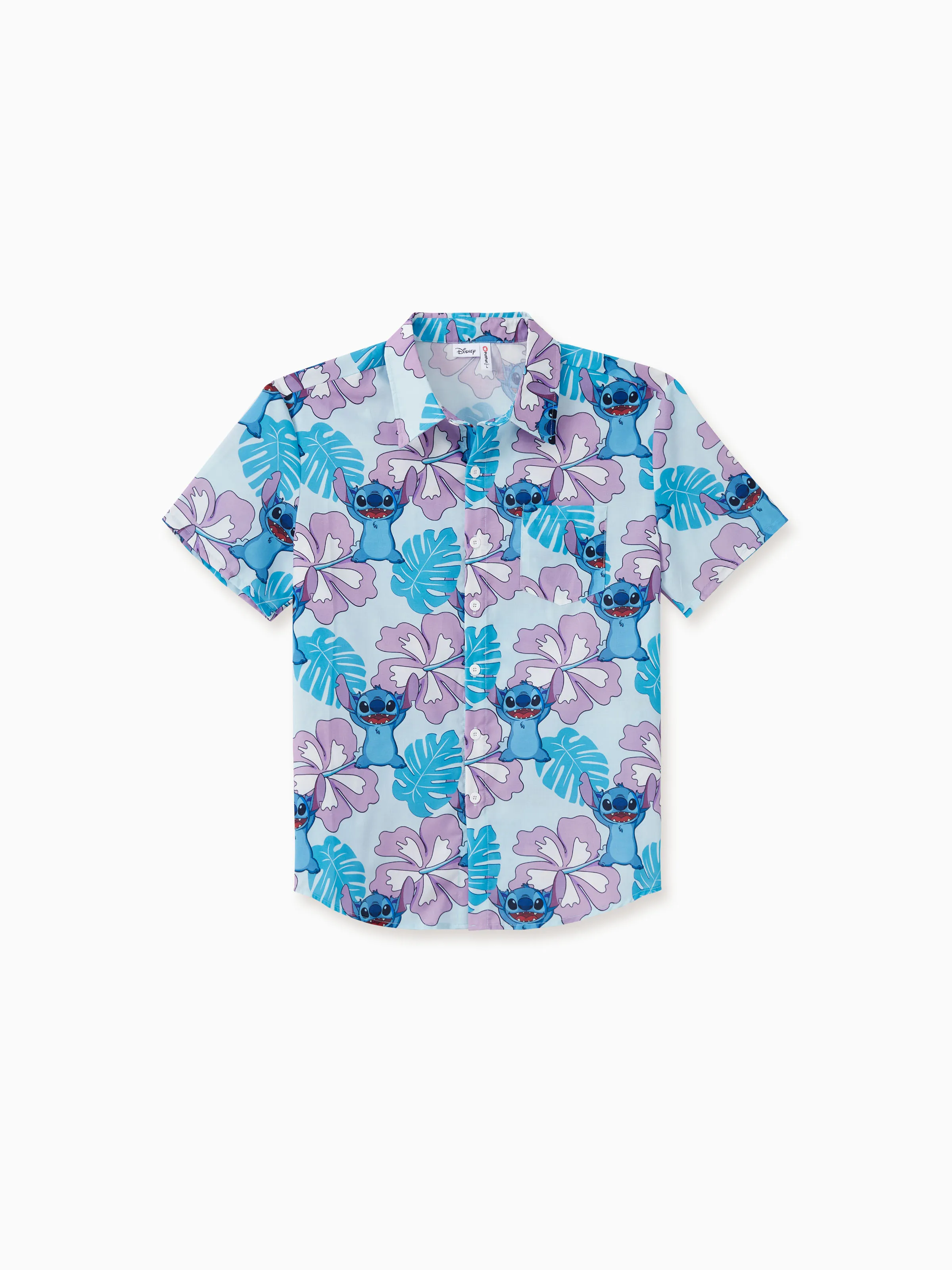 Disney Stitch Family Matching Naia™ Stitch and Hawaii Style Floral Print Sleeveless Dress/Onesie Shirt Multi-color - Image 21