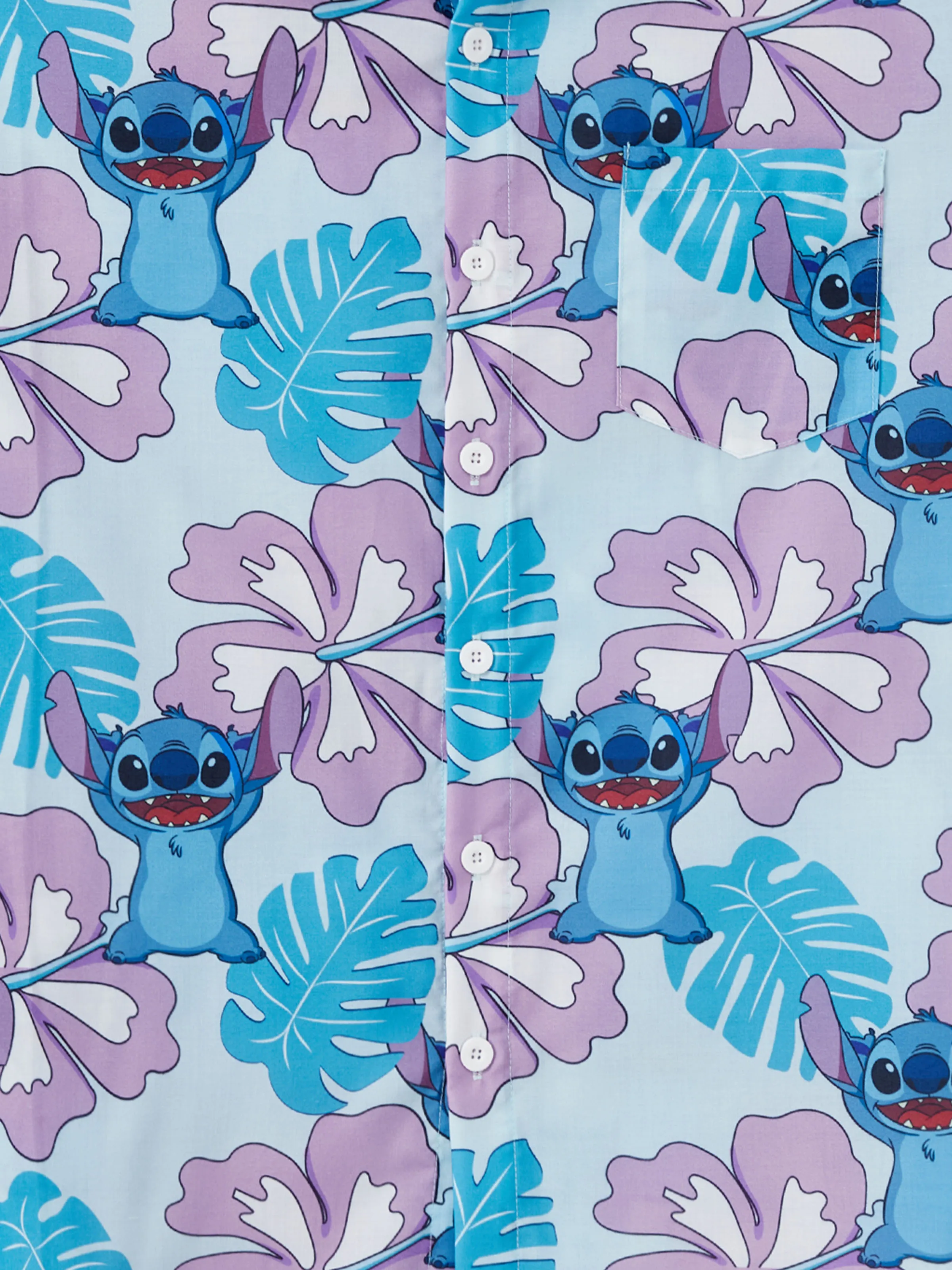 Disney Stitch Family Matching Naia™ Stitch and Hawaii Style Floral Print Sleeveless Dress/Onesie Shirt Multi-color - Image 24
