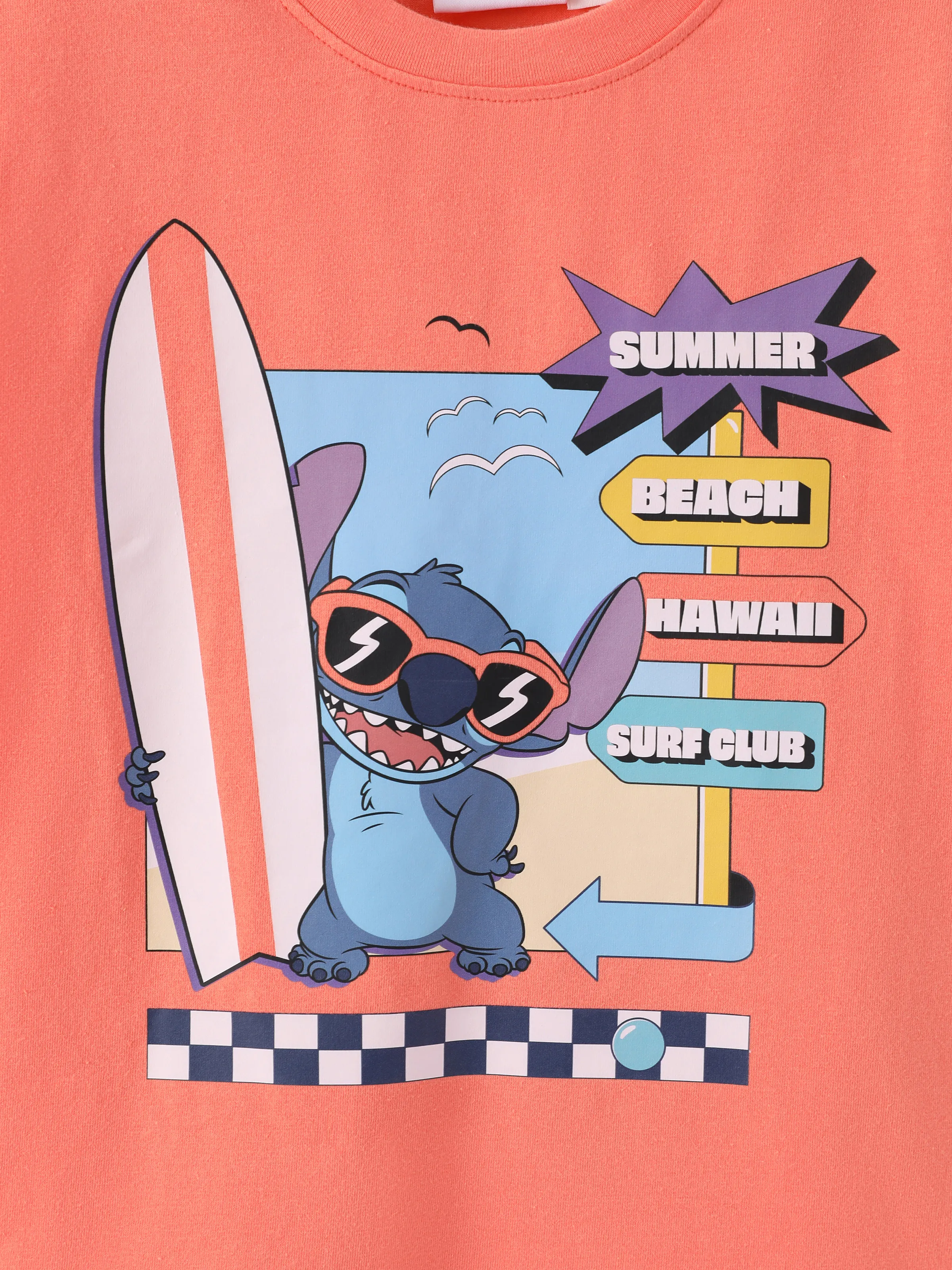 Disney Stitch Matching Family Tropical Floral Sporty Dress with Built-in Shorts & Pockets/ Cotton Top Multi-color - Image 22