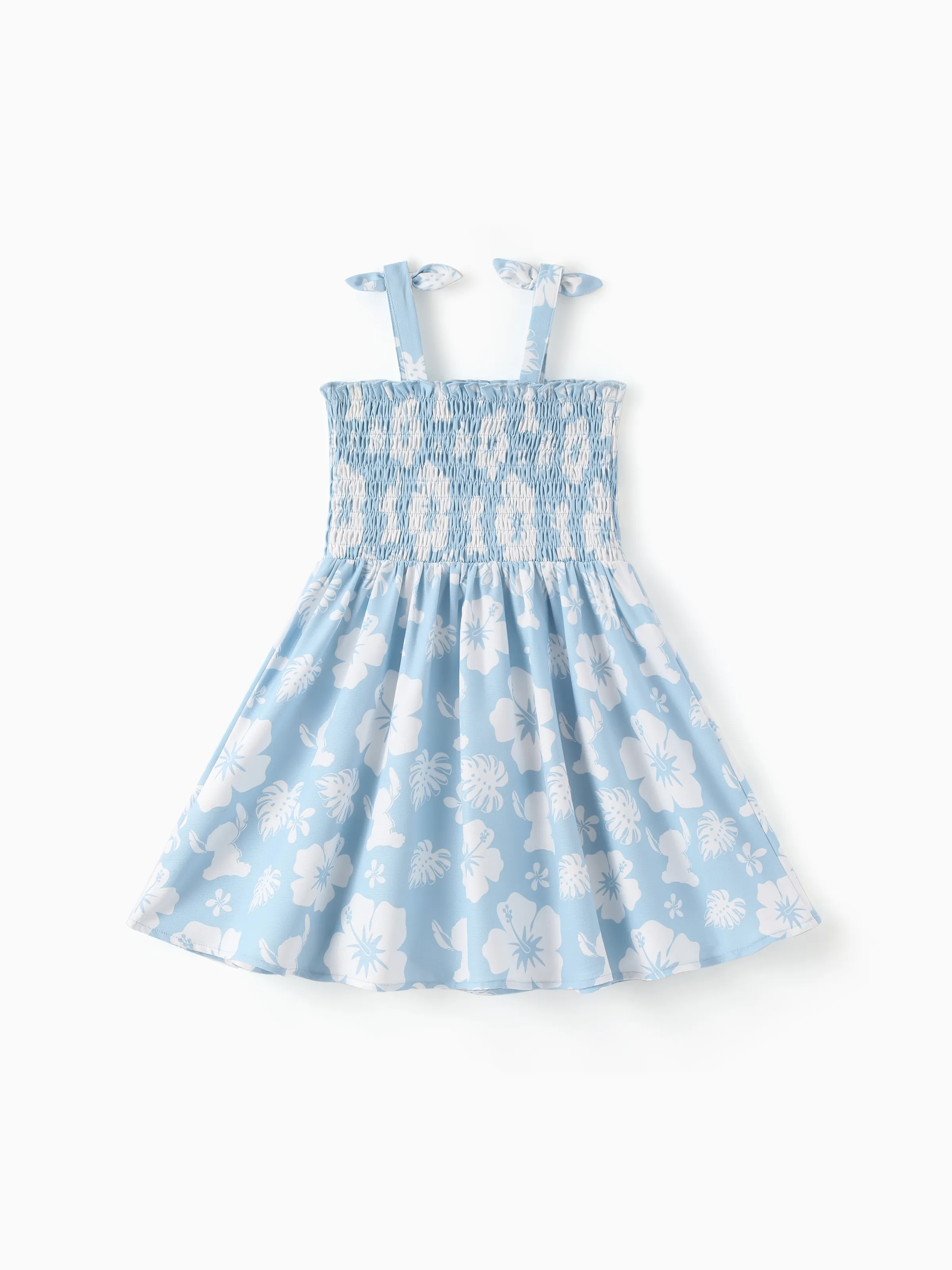 Disney Stitch Mommy & me Tropical Floral Jumpsuit/ Dress/ Shirt Light Blue - Image 13