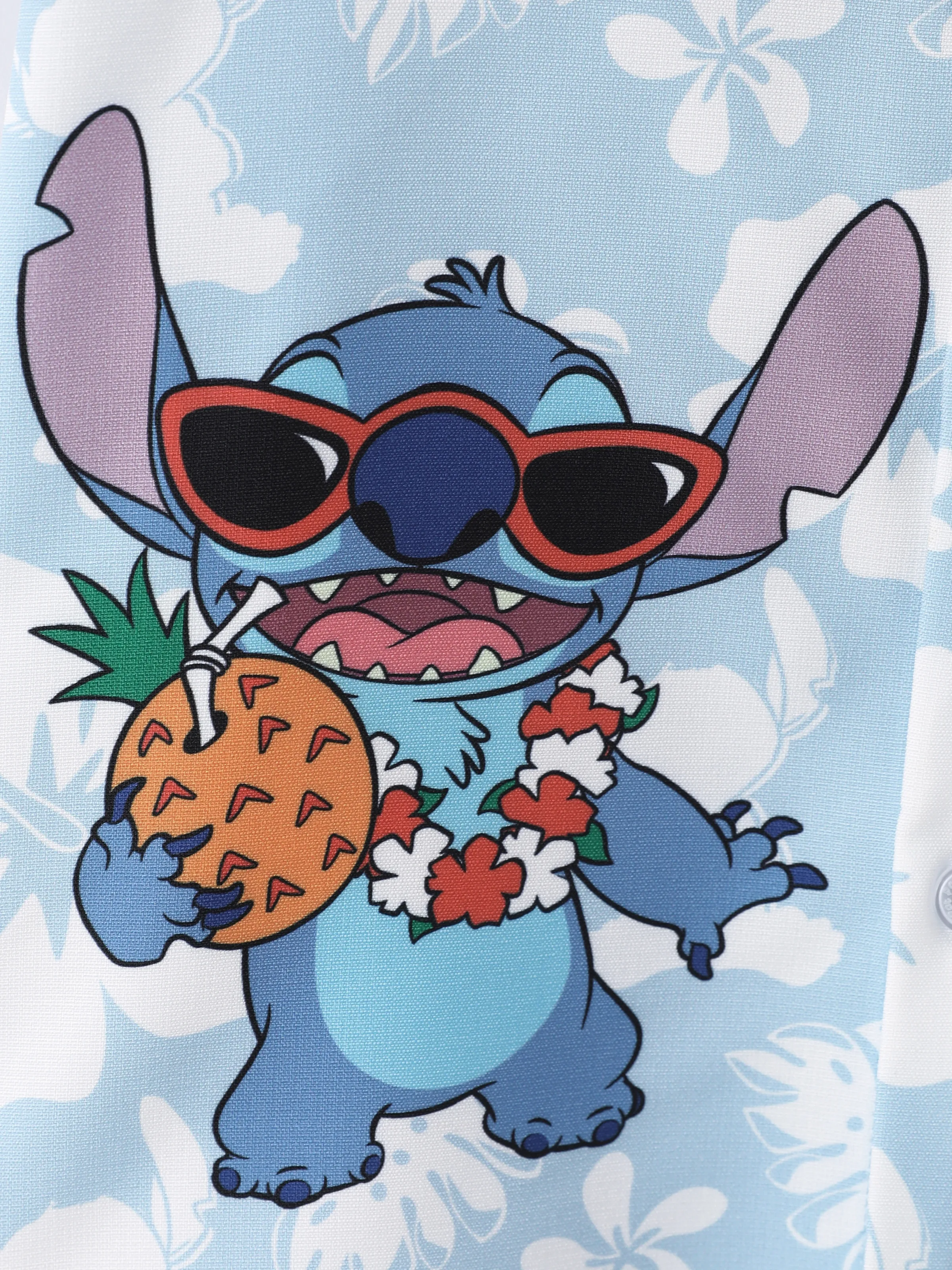 Disney Stitch Mommy & me Tropical Floral Jumpsuit/ Dress/ Shirt Light Blue - Image 21