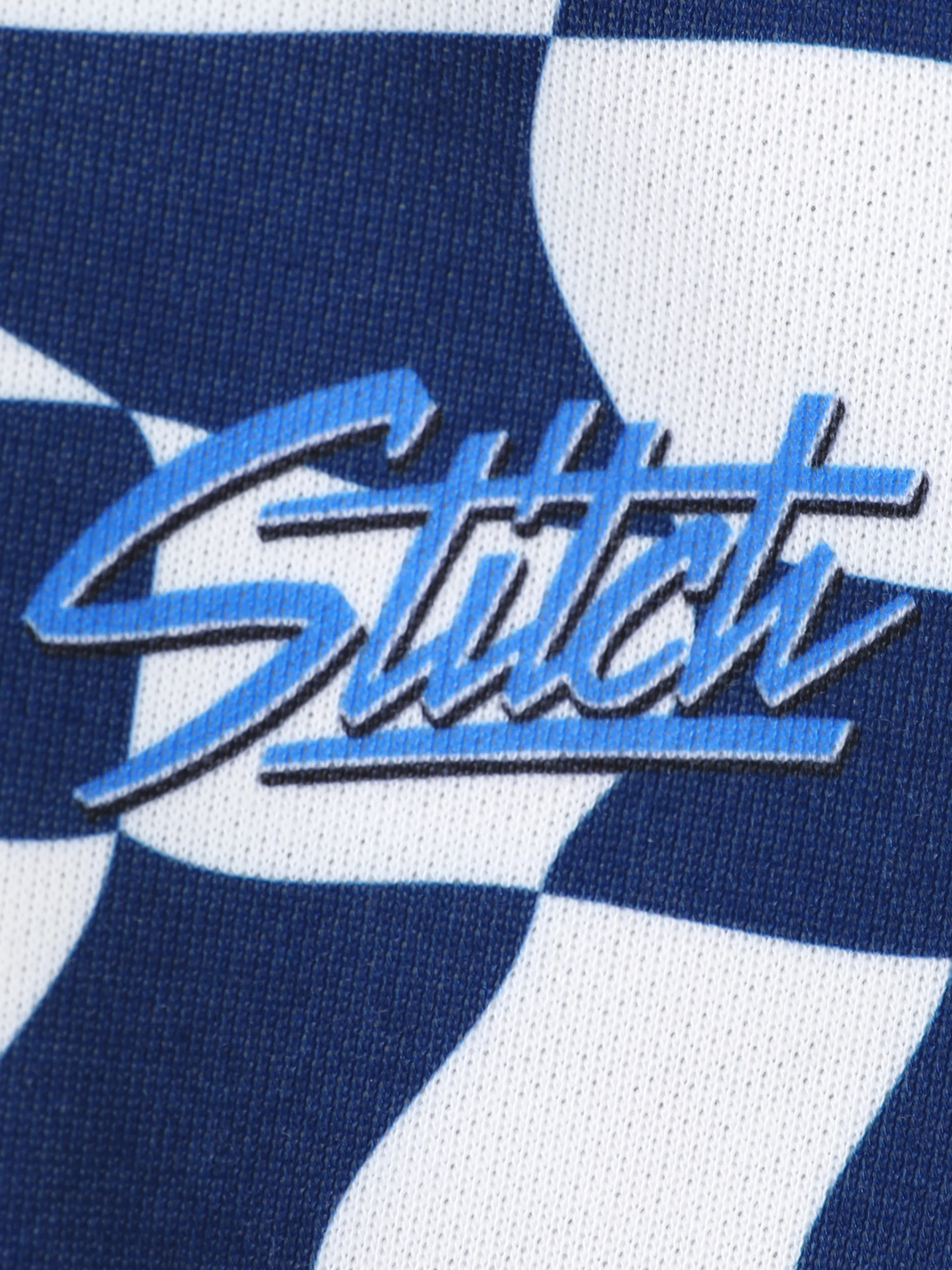 Disney Stitch Toddler/ Kid Boy Checkerboard Pattern Bomber Jacket Deep Blue - Image 9