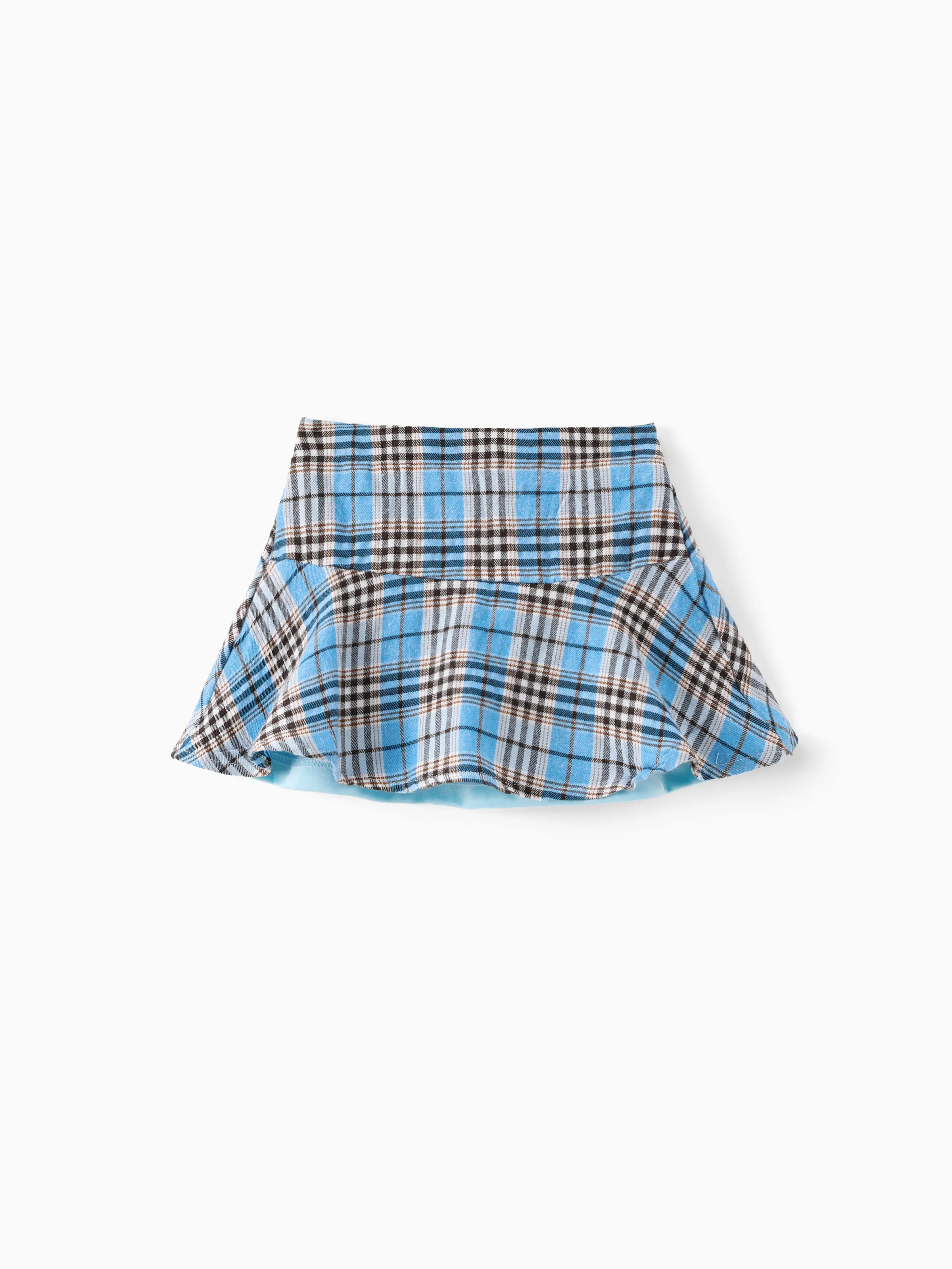 Disney Stitch Toddler/Kids Girl 2pcs Stitch Knitted Button-up Front Skirt Set Blue - Image 6