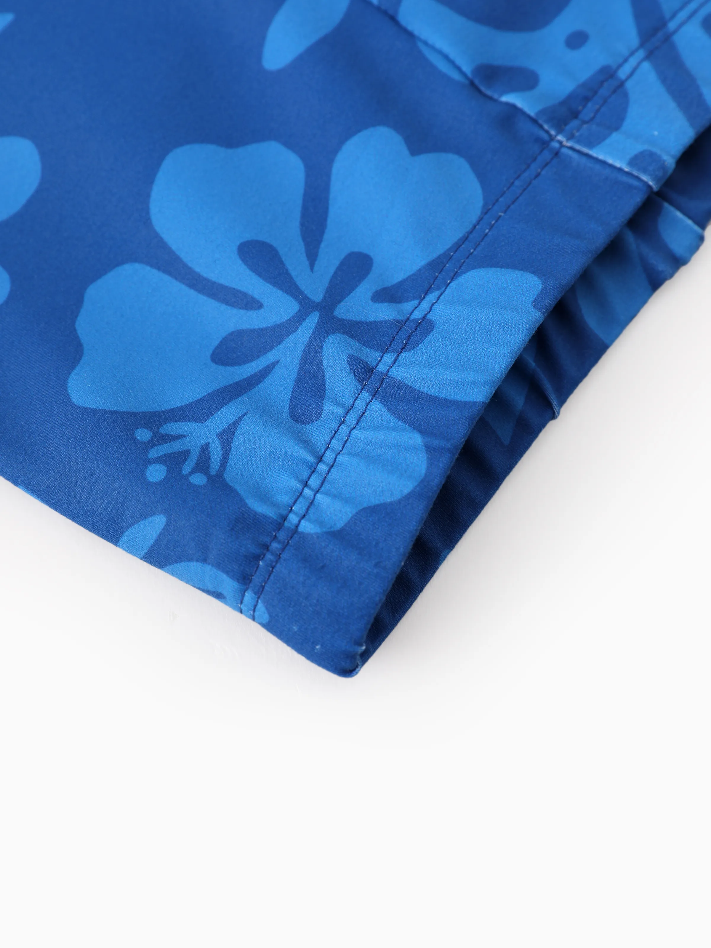 Disney Stitch Toddler/Kids Girl Stitch Ruffled Floral Print Top and Pants Set Blue - Image 15