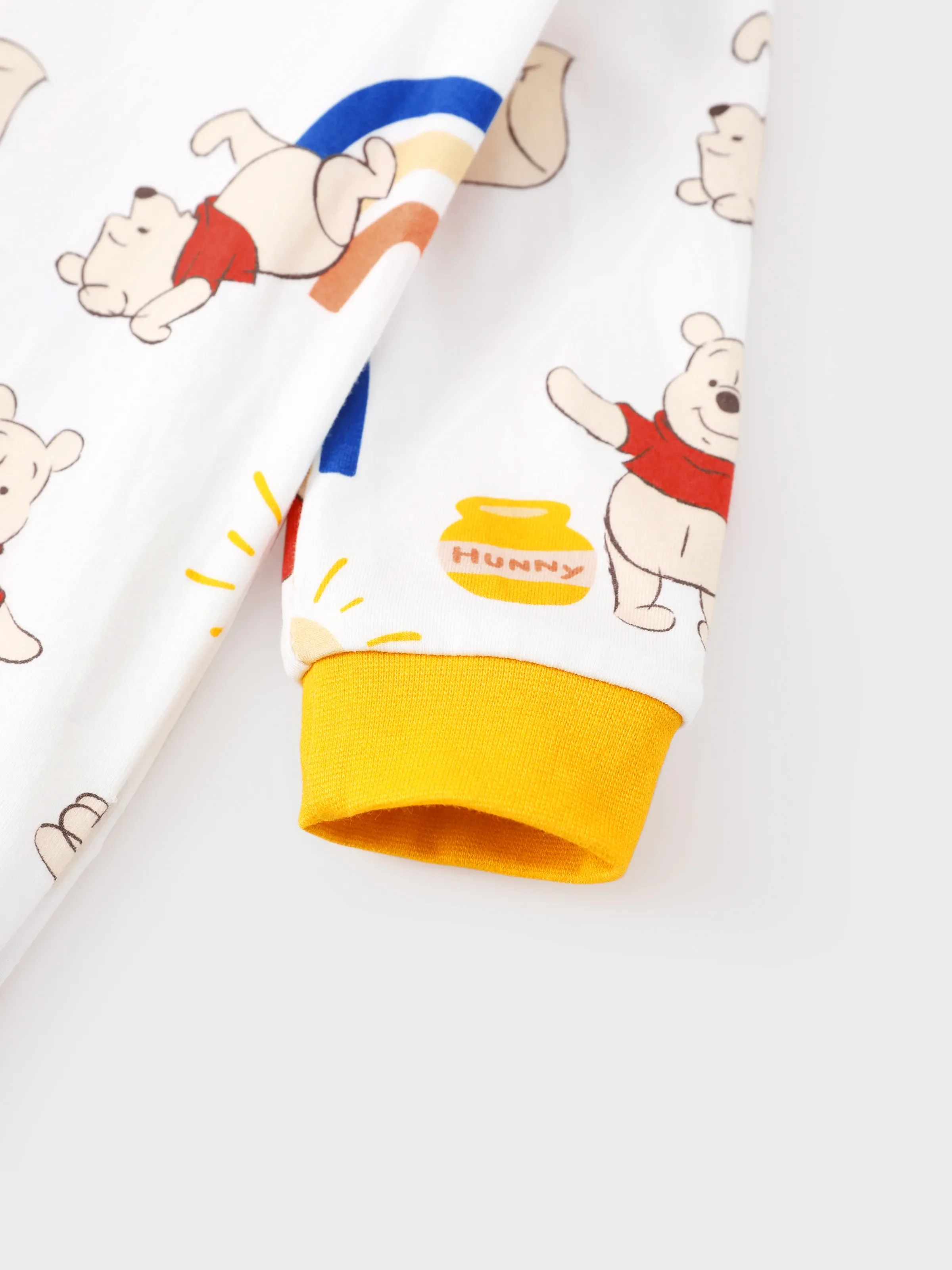 Disney Winnie the Pooh Baby Girl Organic Cotton Jumpsuit Yellow - Image 5