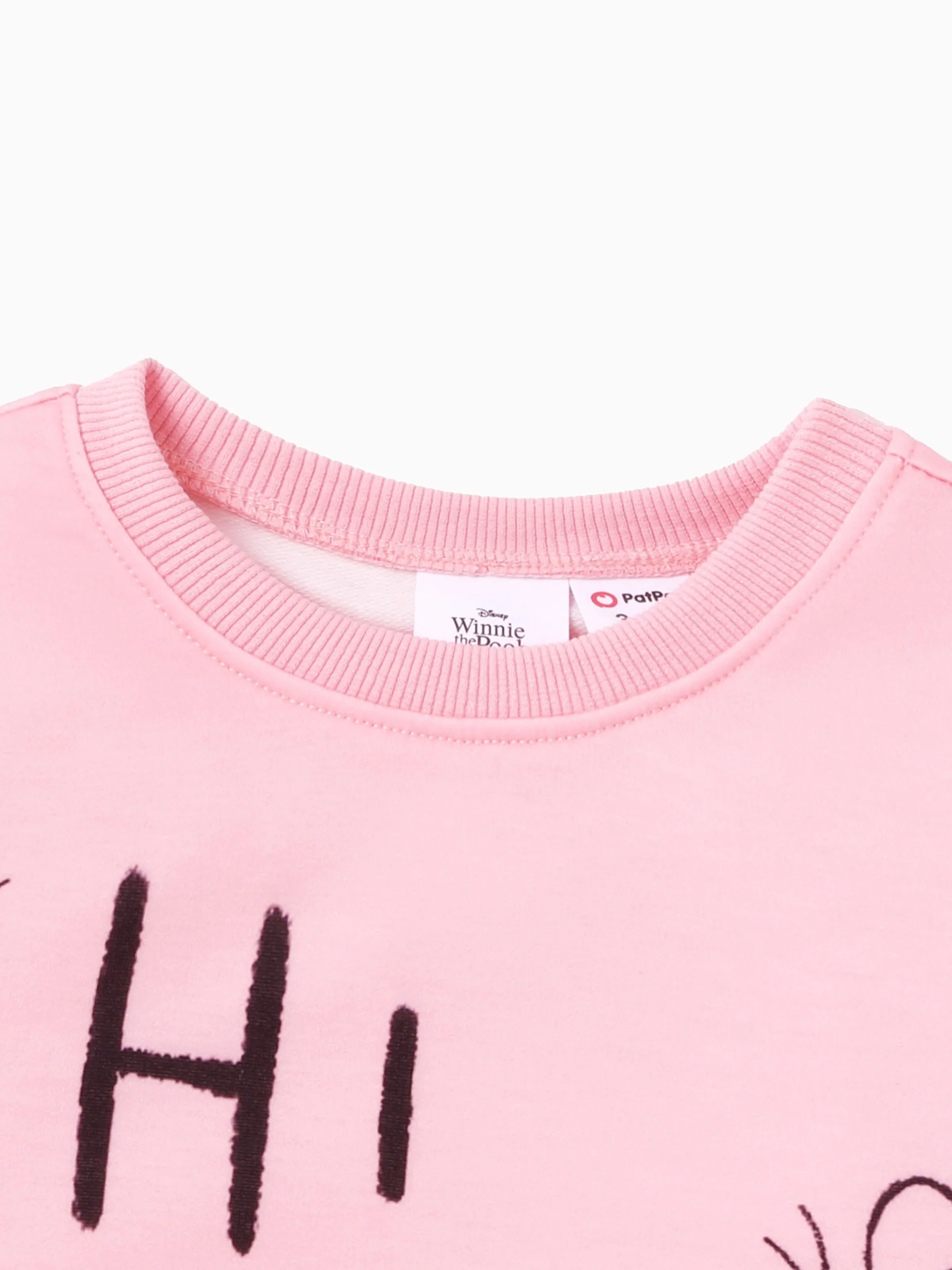 Disney Winnie the Pooh Toddler Girl Character Print Long-sleeve Sweatshirt Pink - Image 3