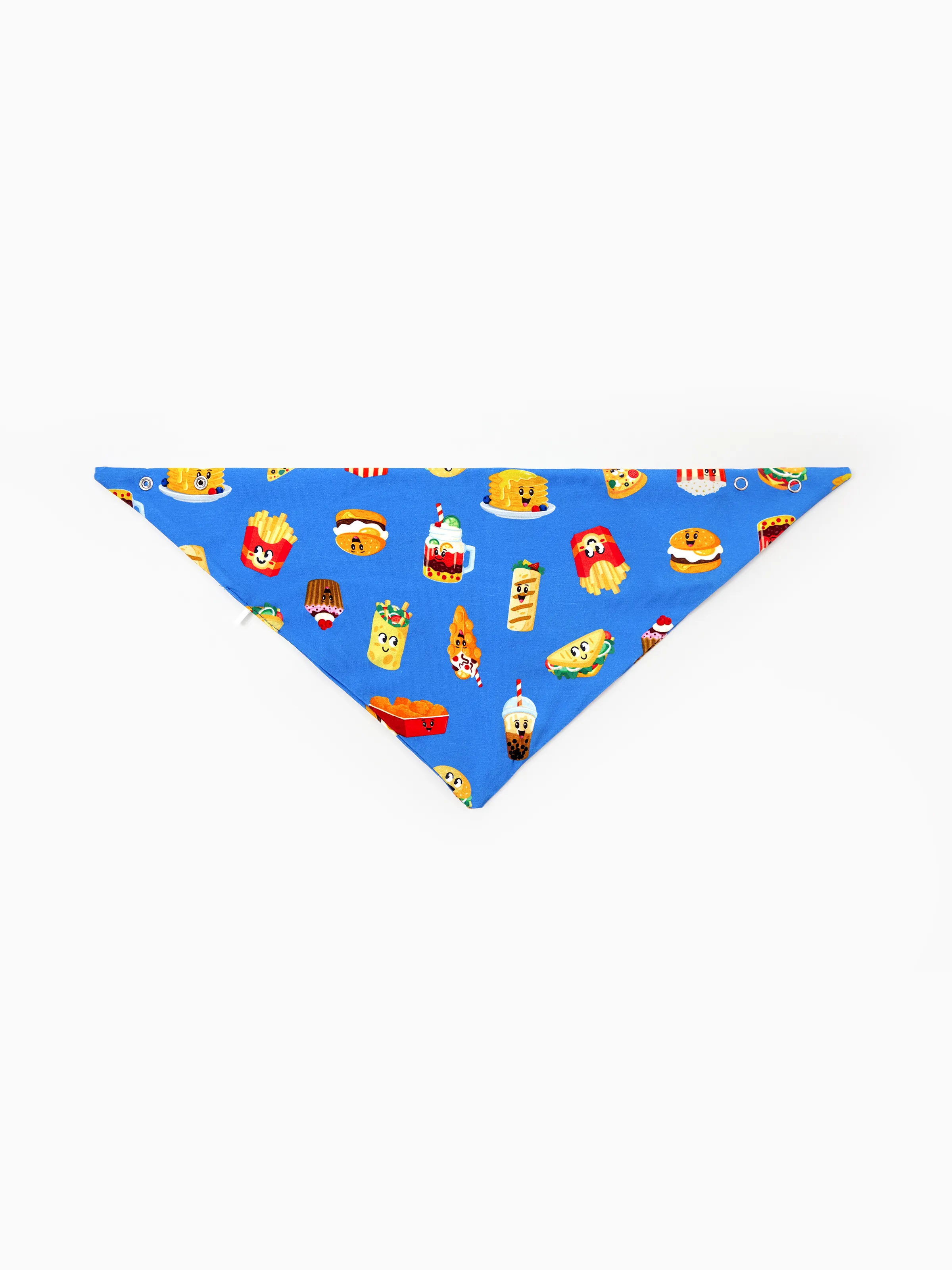 Family Matching Bamboo Pajamas Buttery Soft Bamboo PJs for Men Women Kids Toddler, Cute Burger & Fries Print Short Sleeve Sleepwear (Snug-Fitting for Children) Royal Blue - Image 28