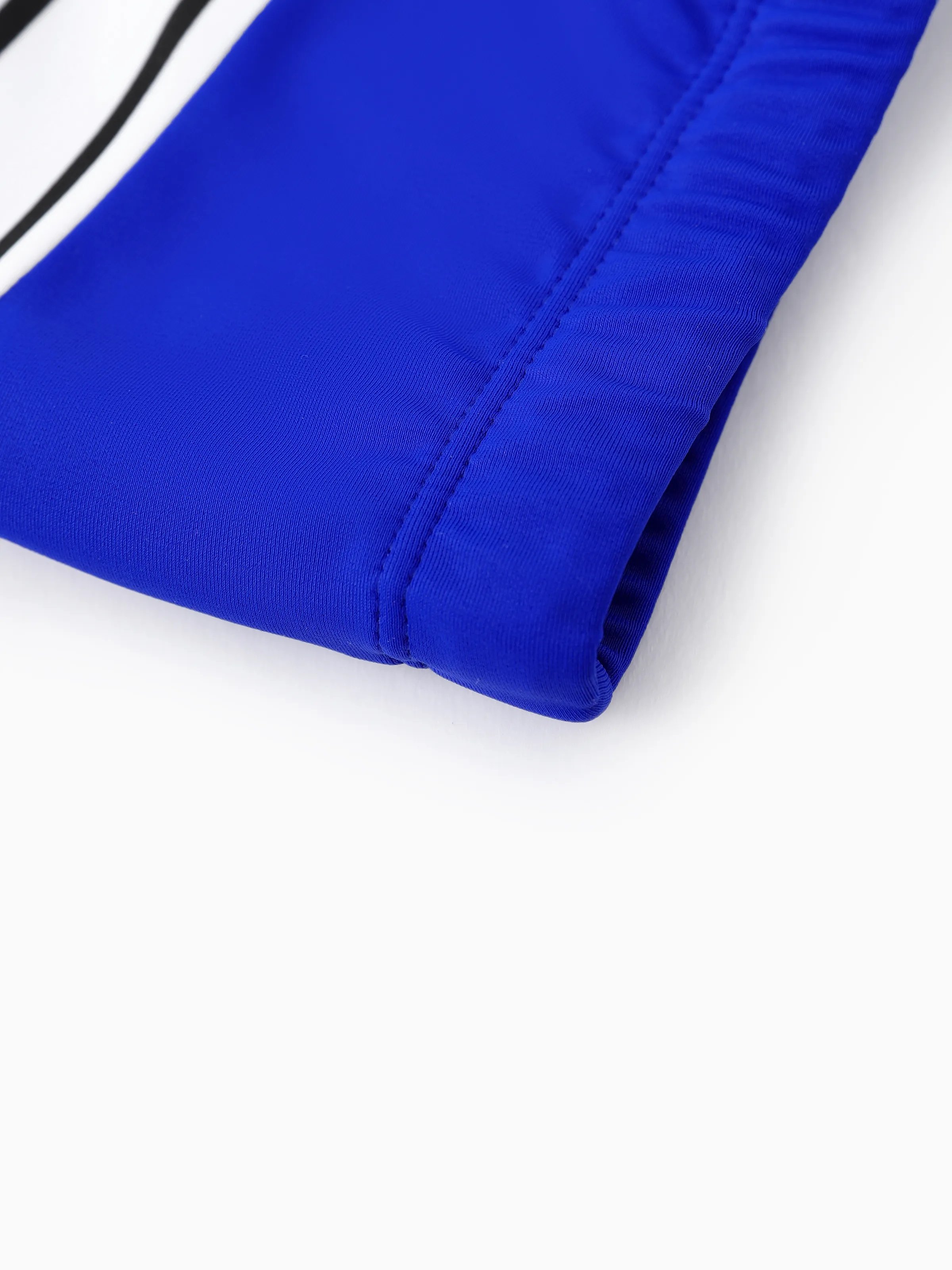 Family Matching Blue Drawstring Swim Trunks or Blue One-Piece Strap Swimsuit
 Blue - Image 15